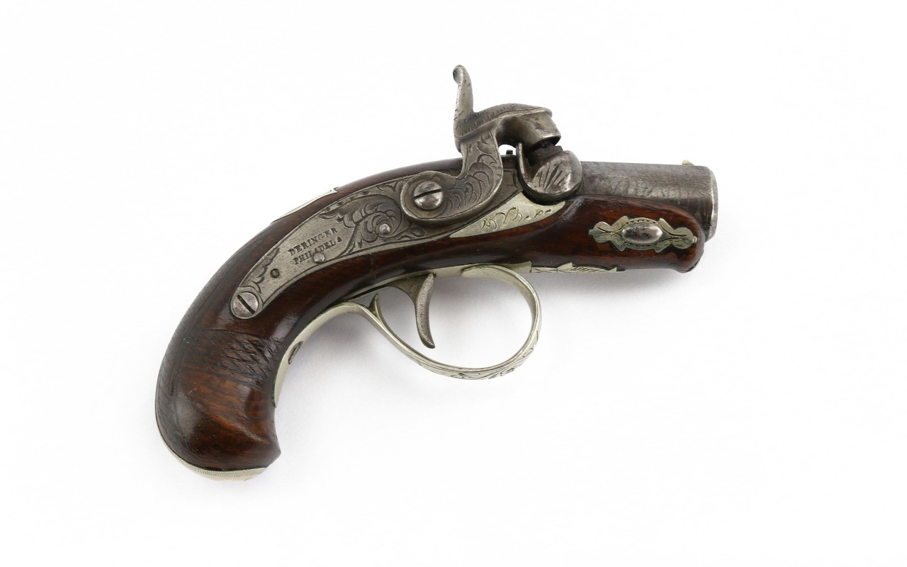 A.J. Plate Marked Henry Deringer Peanut Size Pistol (AH4441)