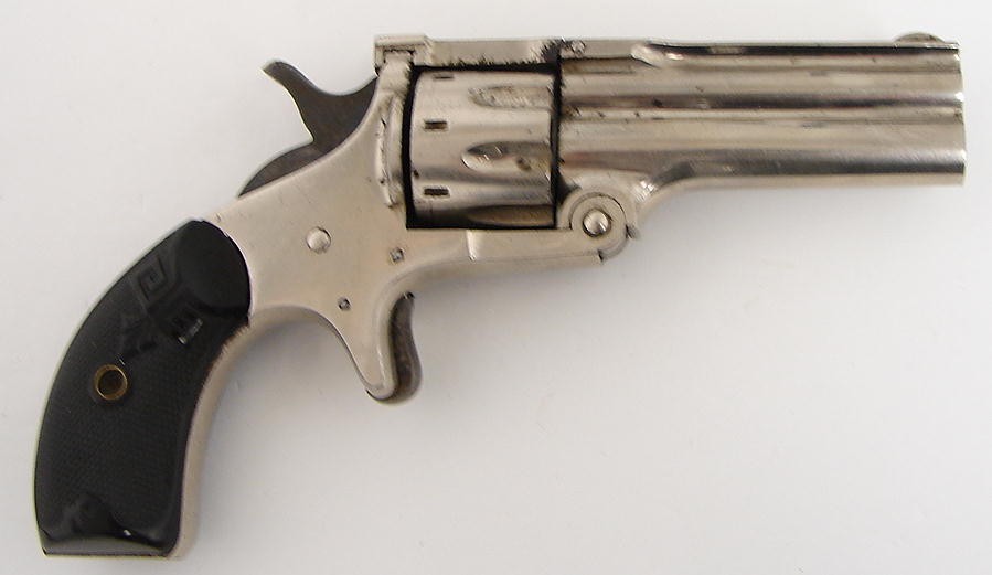 Scarce Osgood Gun Works, Norwich Ct. Duplex Model 8shot .22 caliber and ...