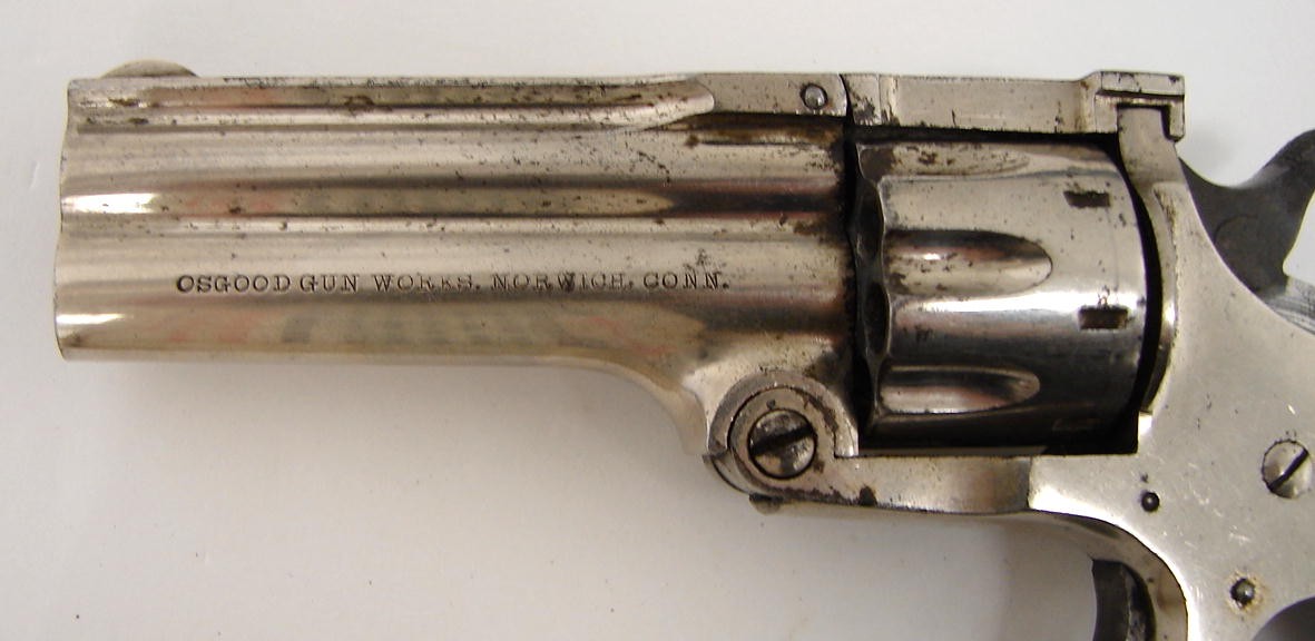 Scarce Osgood Gun Works, Norwich Ct. Duplex Model 8shot .22 caliber and ...