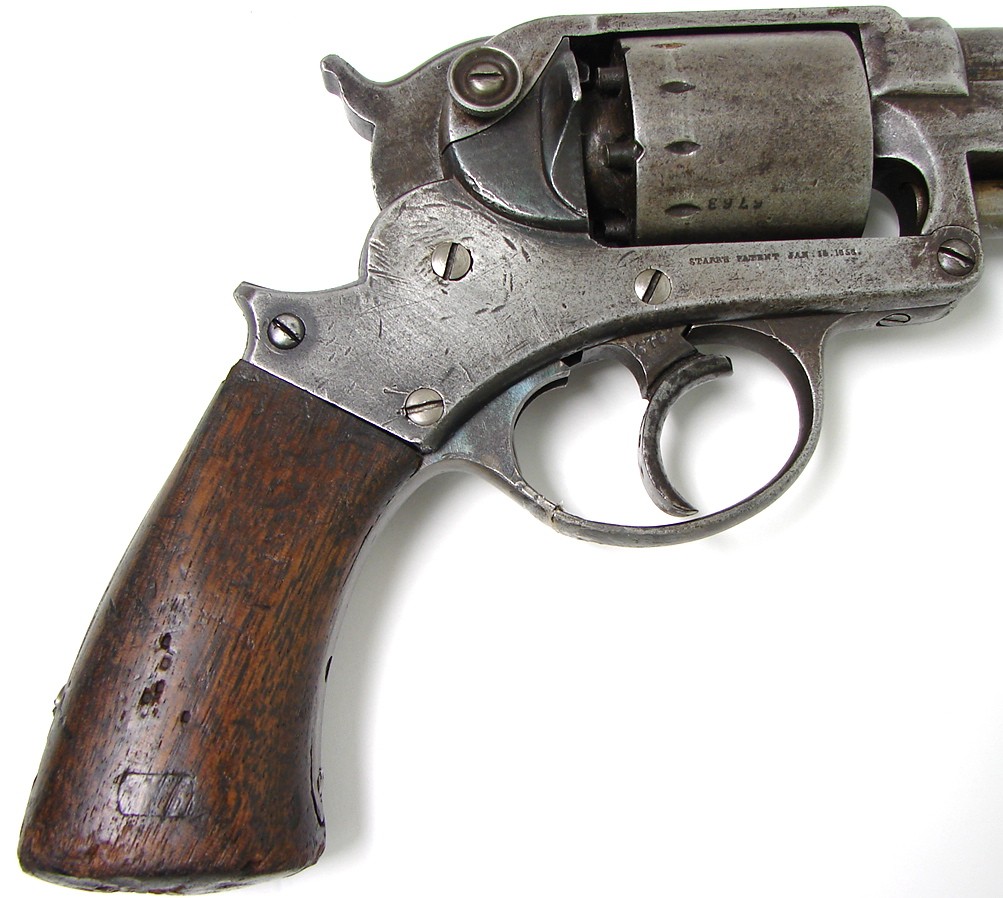 Starr Double Action .44 caliber revolver. Action works fine. Gun is a ...