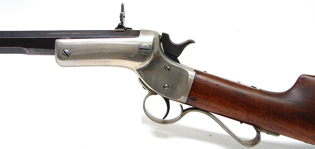 Stevens Tip Up .25 Stevens Rimfire caliber rifle. Bore is excellent ...