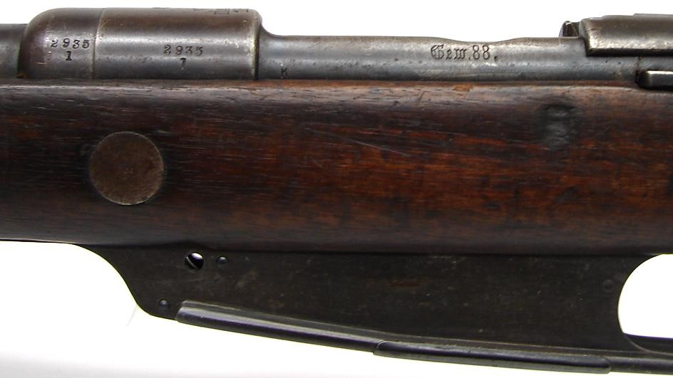 Turkey Standard Issue Rifle German Model 88 Commission rifle. Reissue to Turkey and converted to 8 ...