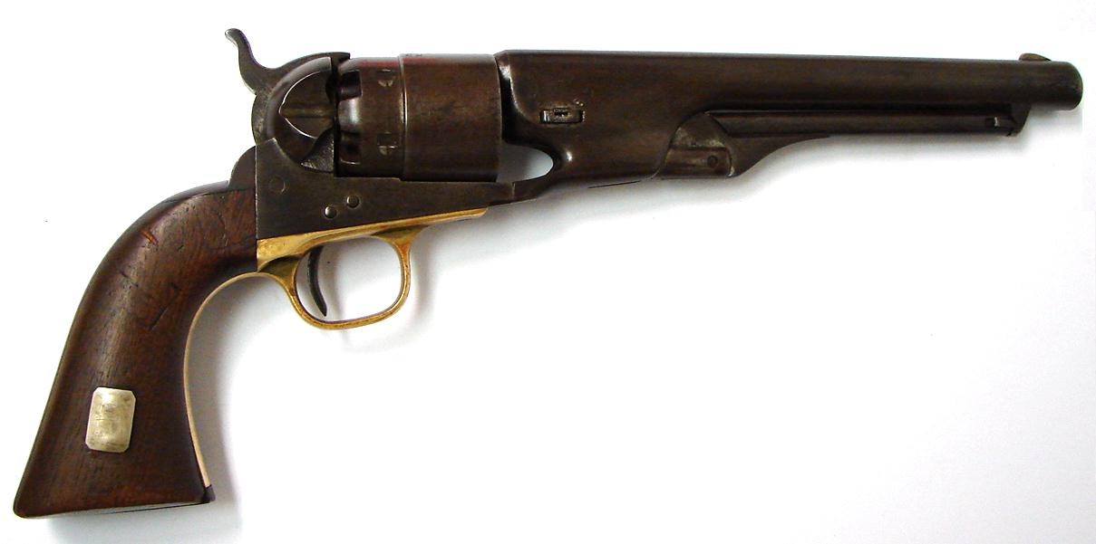 Colt 1860 Army .44 caliber revolver. All matching numbers. Bore is good ...