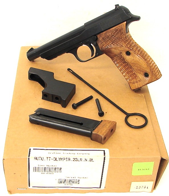 Chinese TT-Olympia .22LR caliber pistol. Chinese copy of a Walther