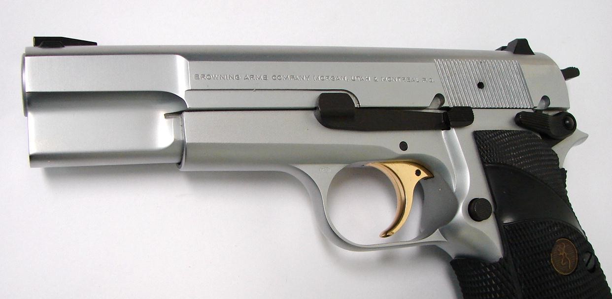 blowning hi power silver model／MARUSHIN Marushin High Power Canadian Silver ABS Model Gun Assembly