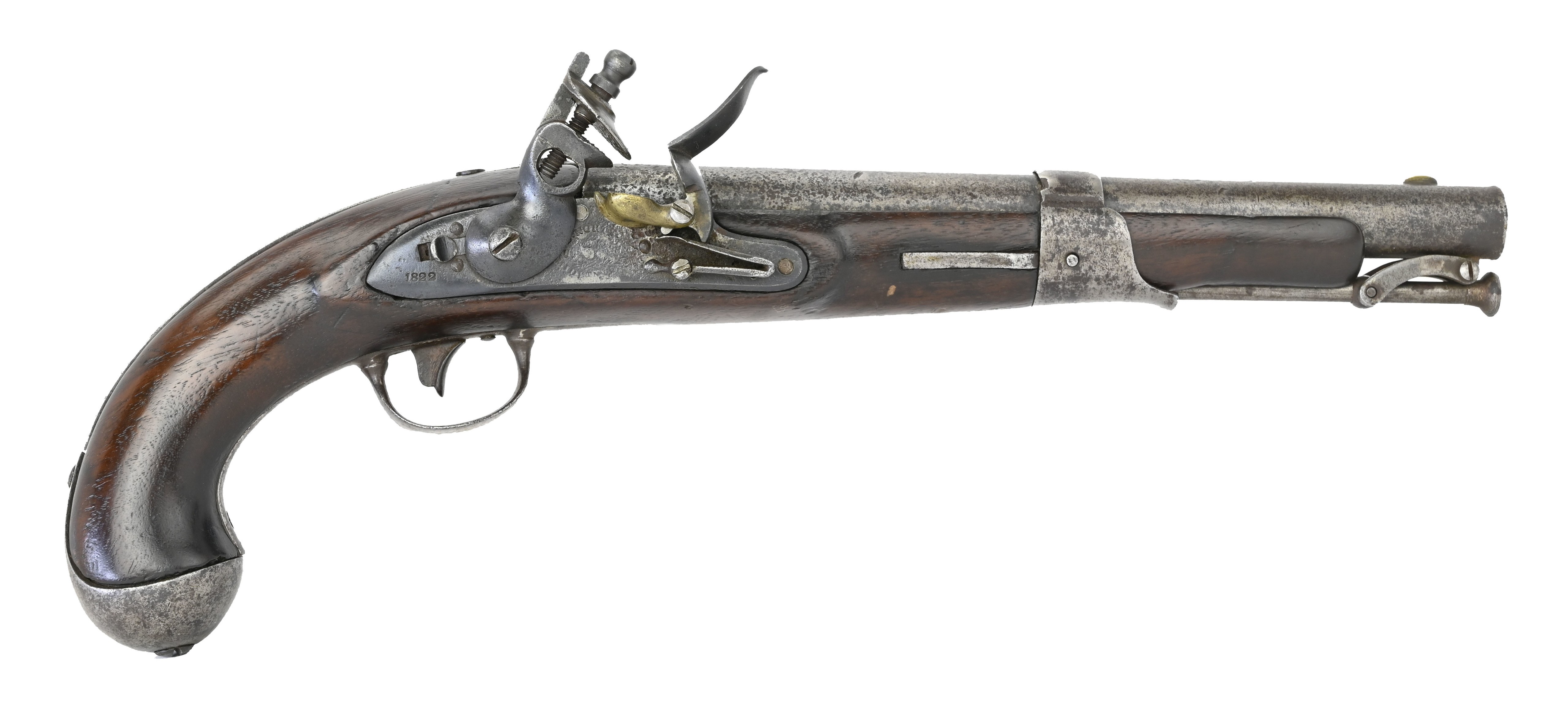 U.S. Model 1819 Flintlock Pistol by Simeon North (AH5758)