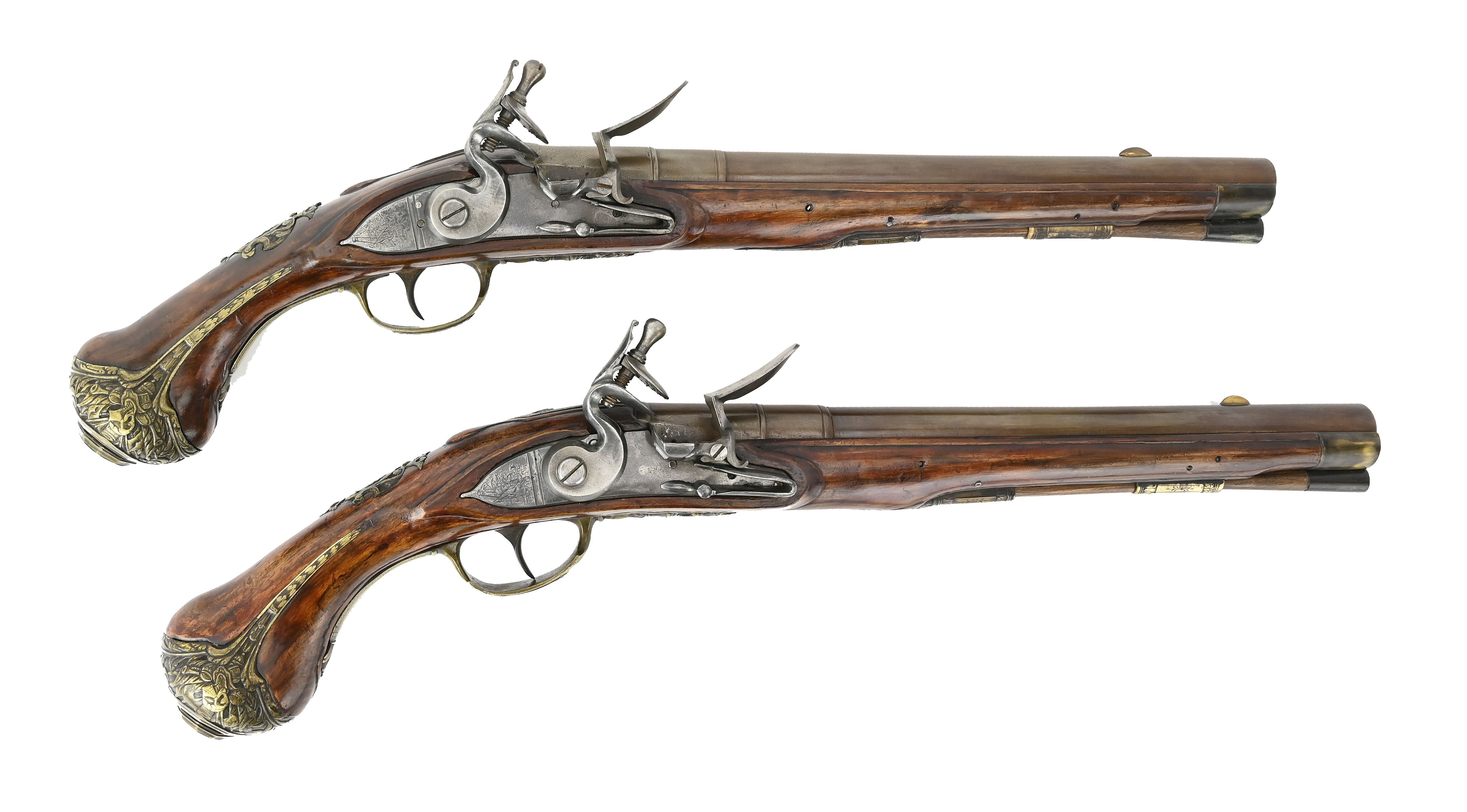 Fine Pair of English Flintlock Pistols (AH5778)