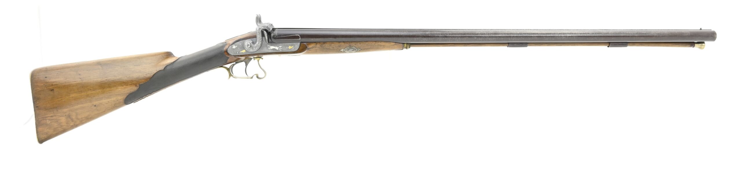 Belgian Percussion 12 Bore Shotgun