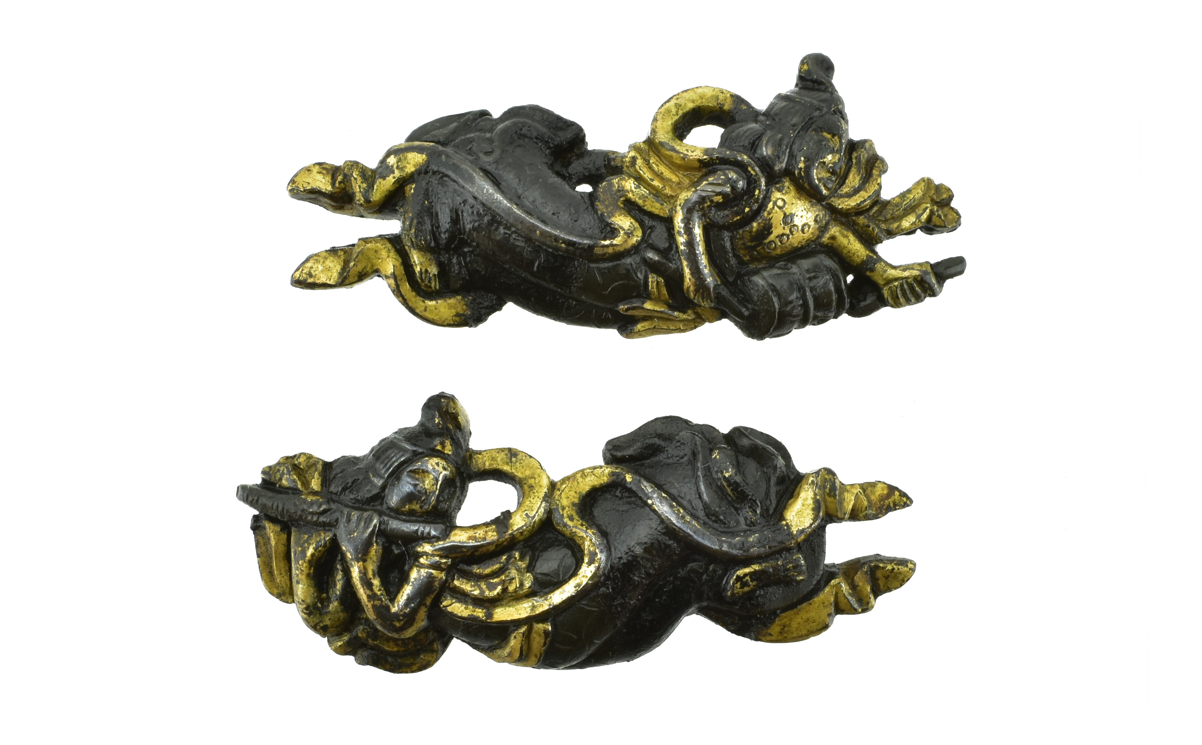 Authentic antique Japanese Menuki