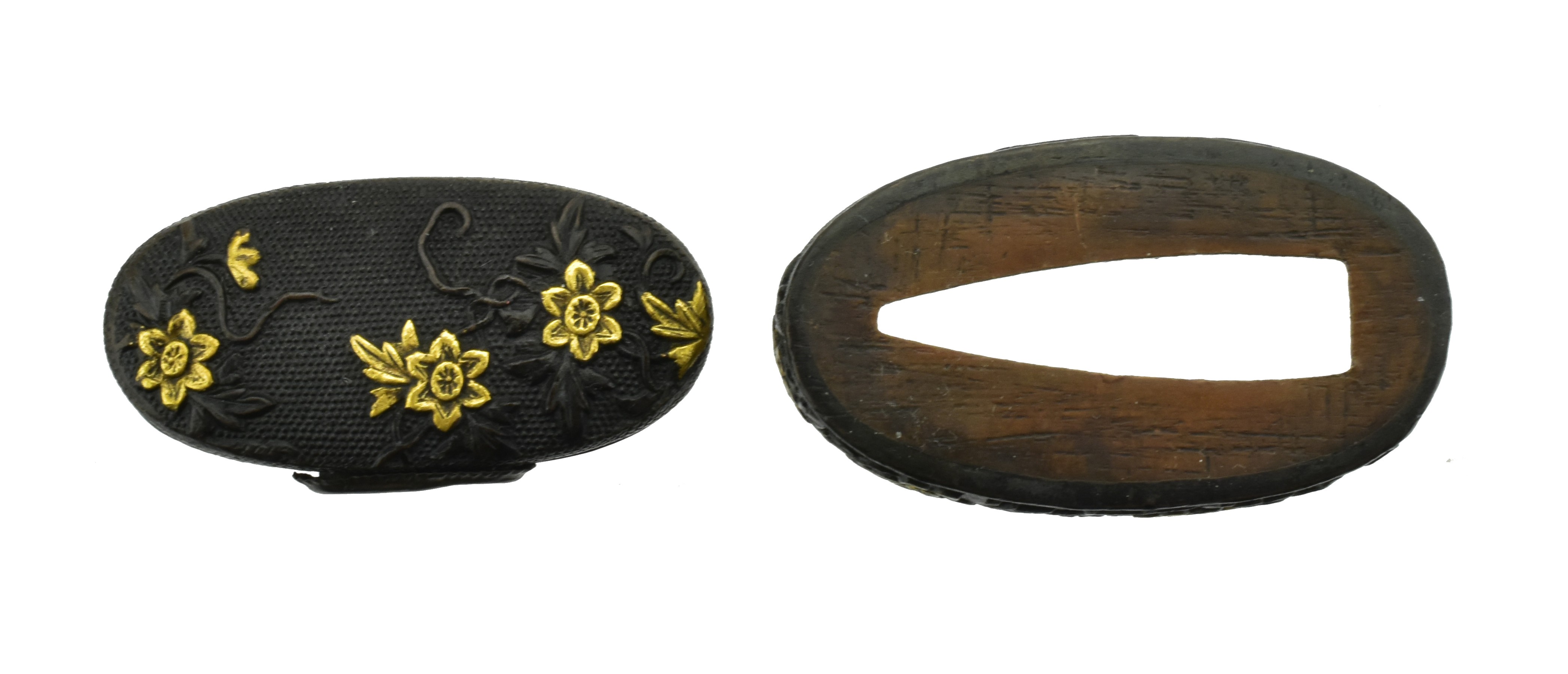 Authentic antique Japanese  Fuchi Kashira  (MGJ949)