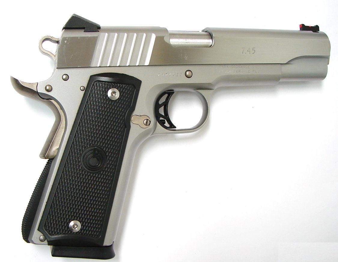Para Ordnance 7.45 .45 ACP caliber pistol. Full size stainless