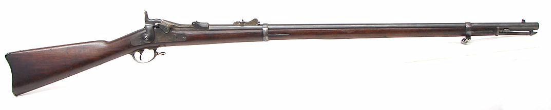 U.S. Model 1880 Trapdoor Springfield Rifle with Triangular Bayonet. (AL2380)