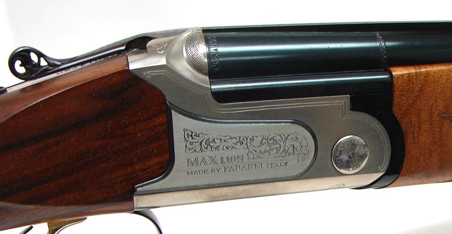 Fabarm Max Lion 12 gauge shotgun. Over/under shotgun with engraved ...