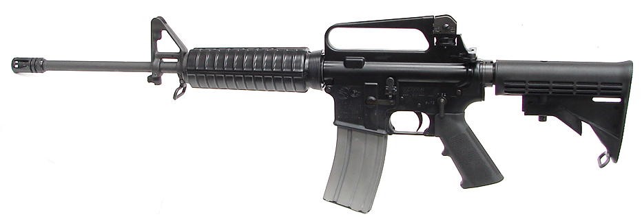 Colt AR15 A2 L.E. Government Carbine .223 caliber rifle with 16