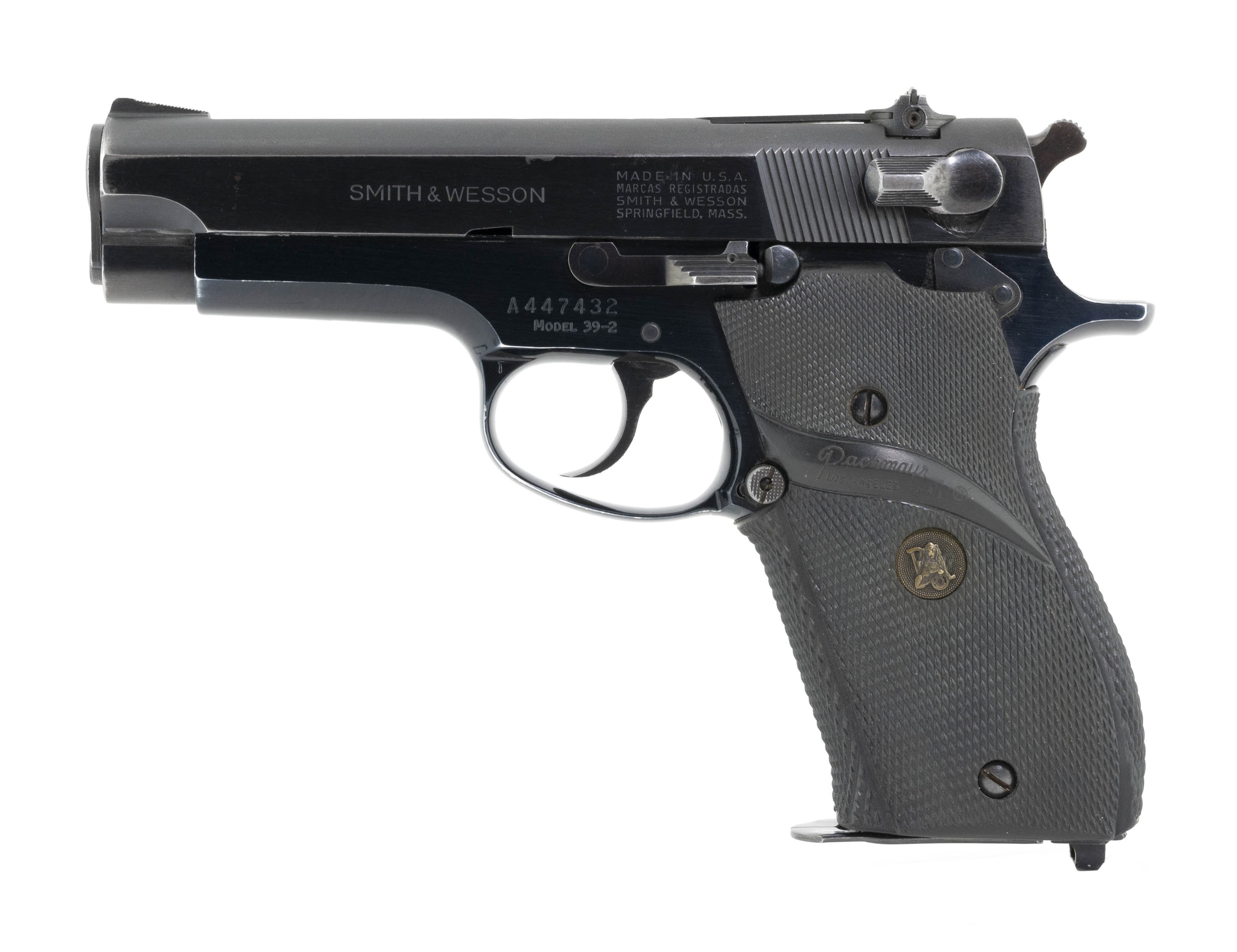 Smith & Wesson 39-2 caliber pistol for sale.