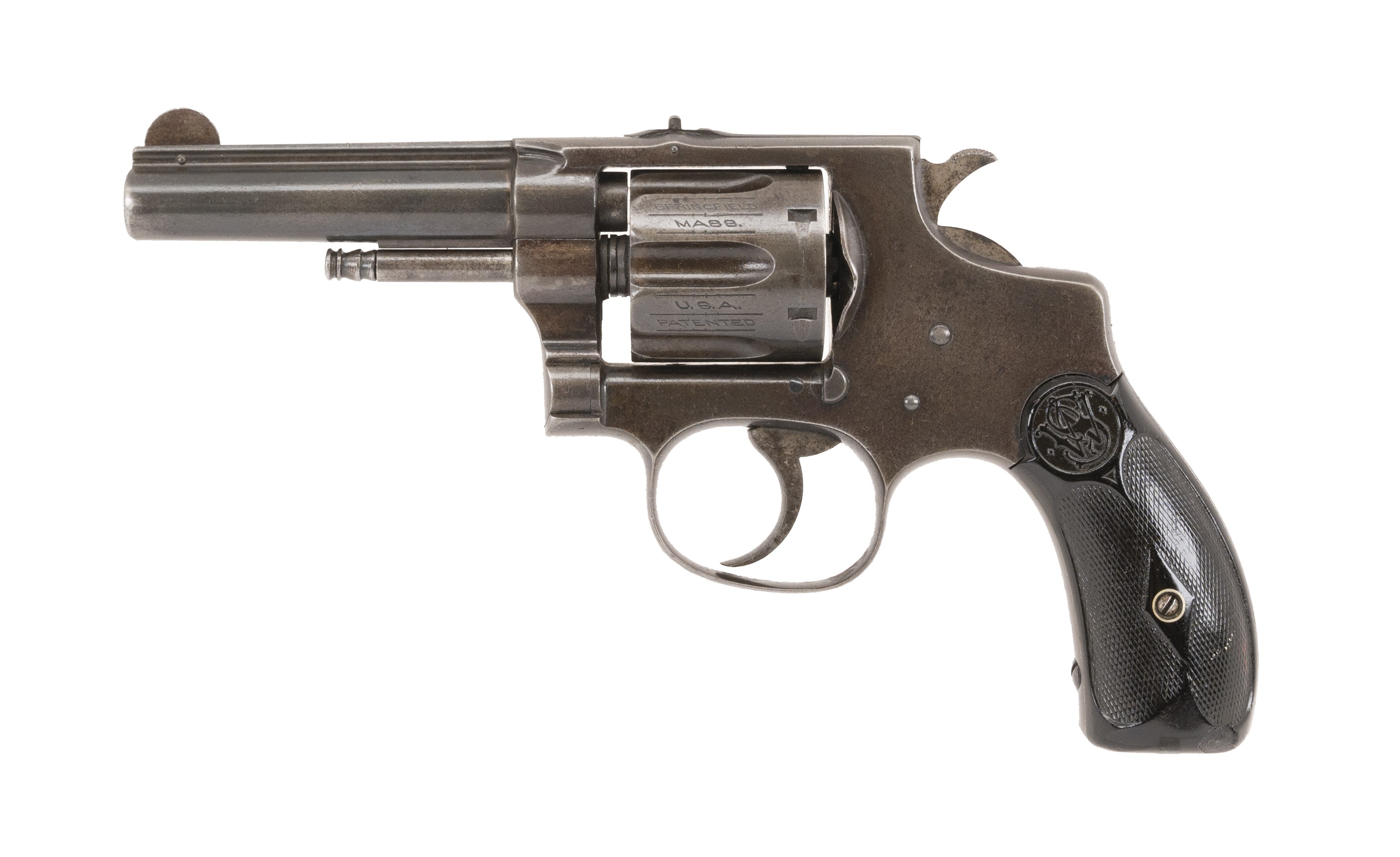 Smith & Wesson Hand Ejector First Model D.A. caliber revolver for