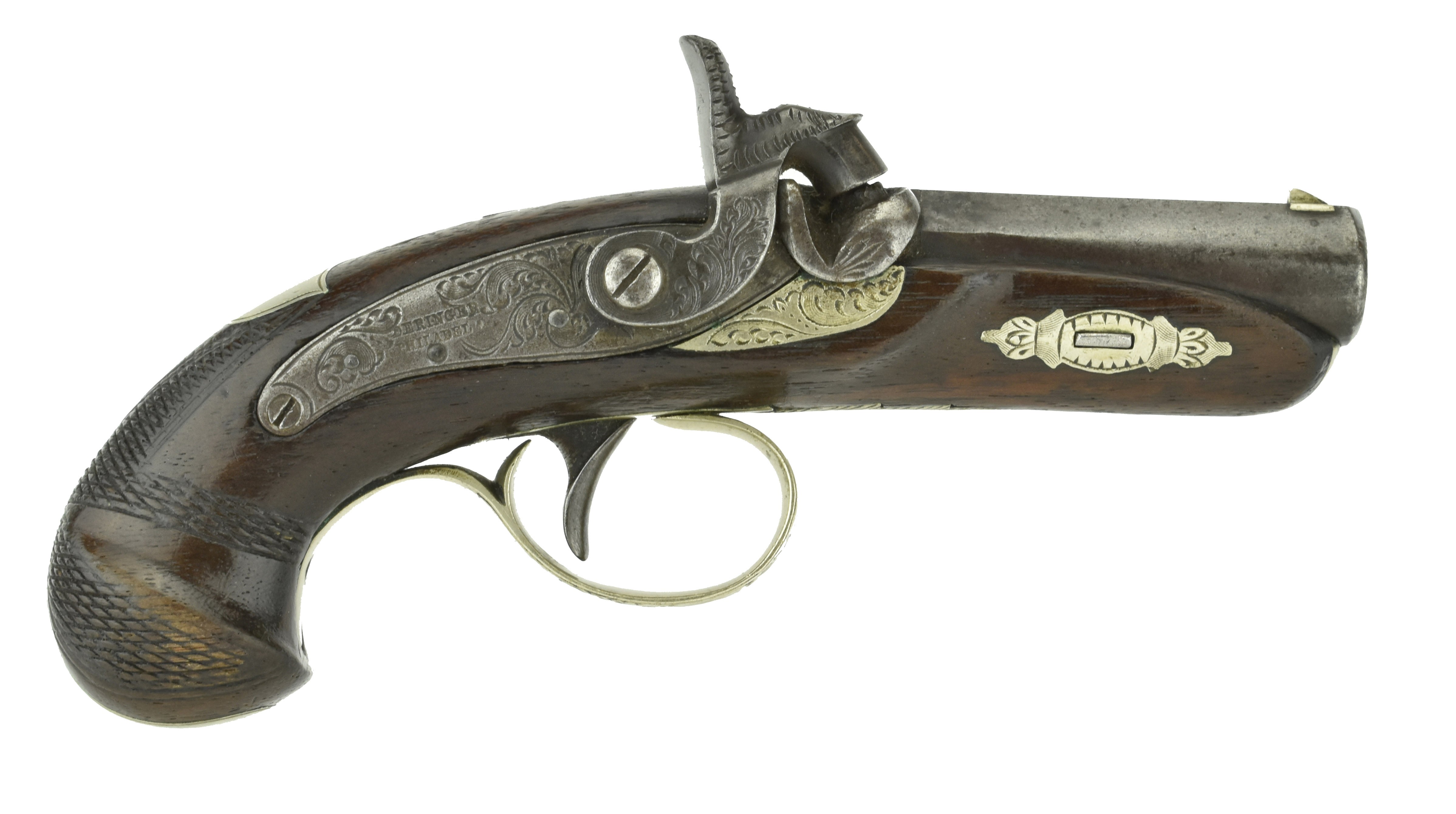 Henry Deringer Wolf & Durringer Agent Marked Pistol (AH4444)