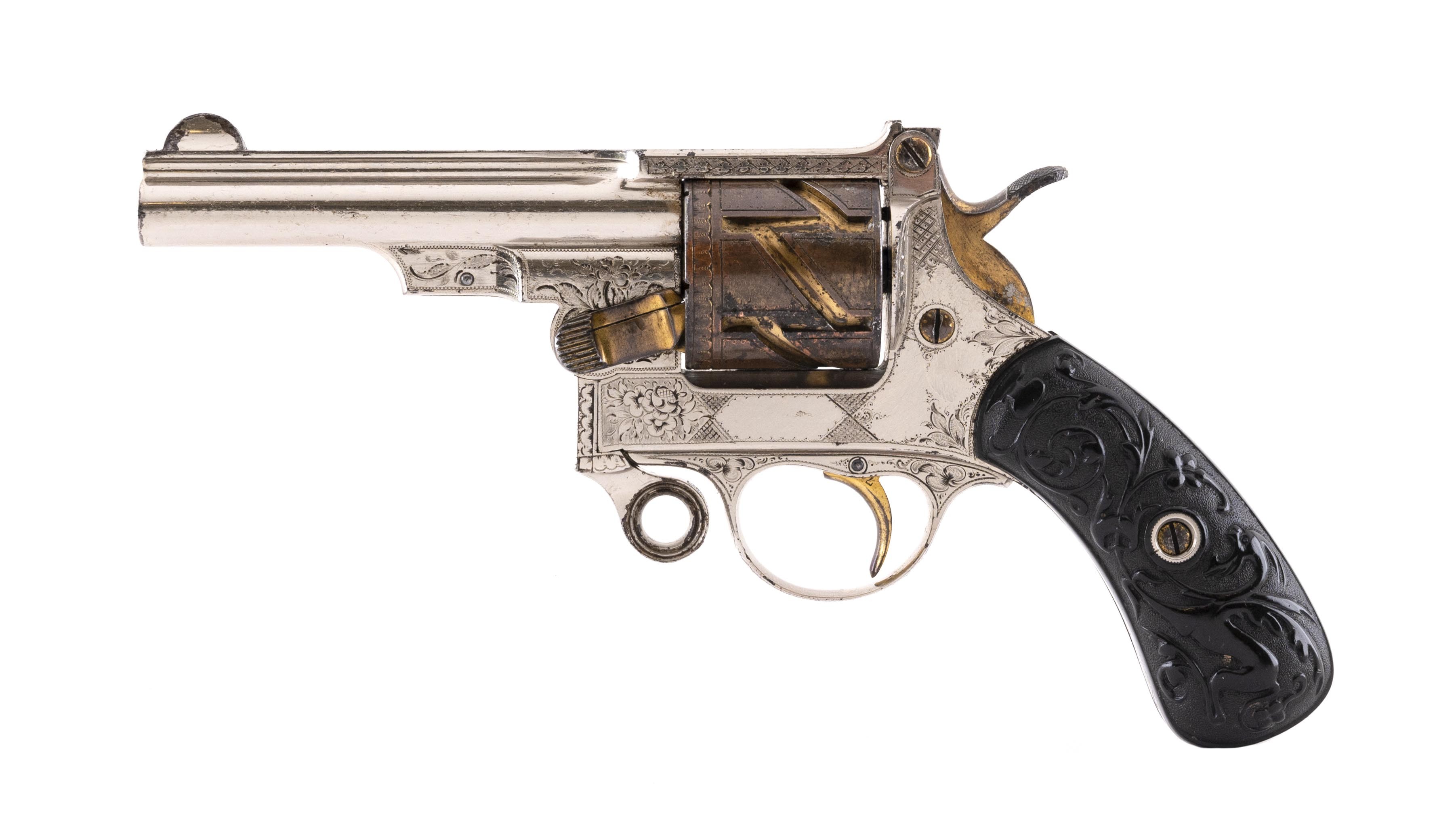 Very Rare Engraved Mauser Model 1878 "Zig-Zag" Revolver (AH5916)