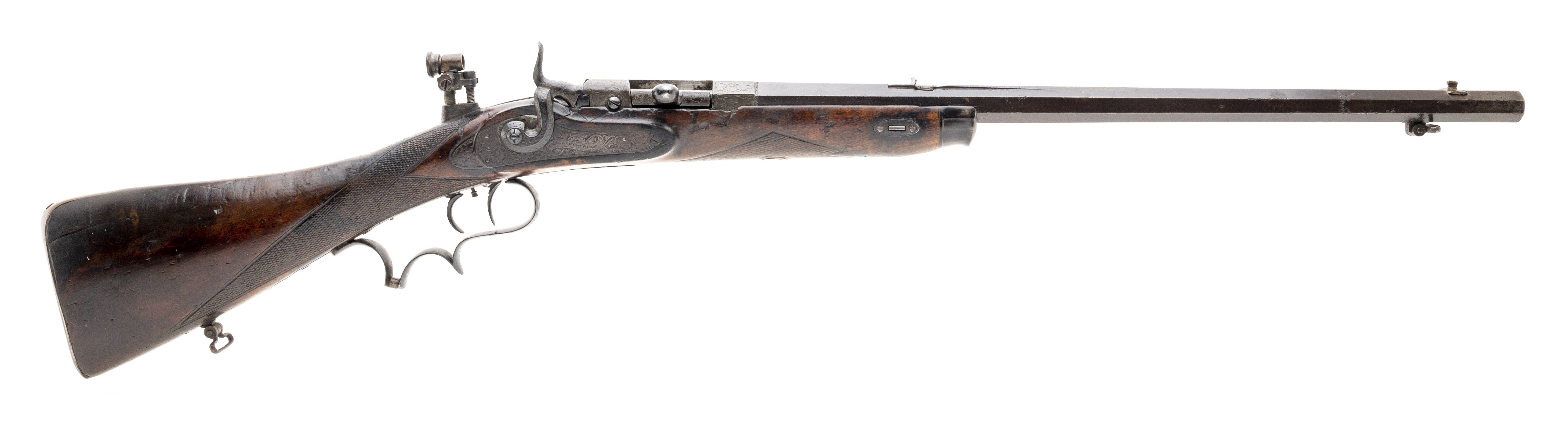 Unusual High Quality Austrian Single Shot Bolt Action Rifle (AL6740)