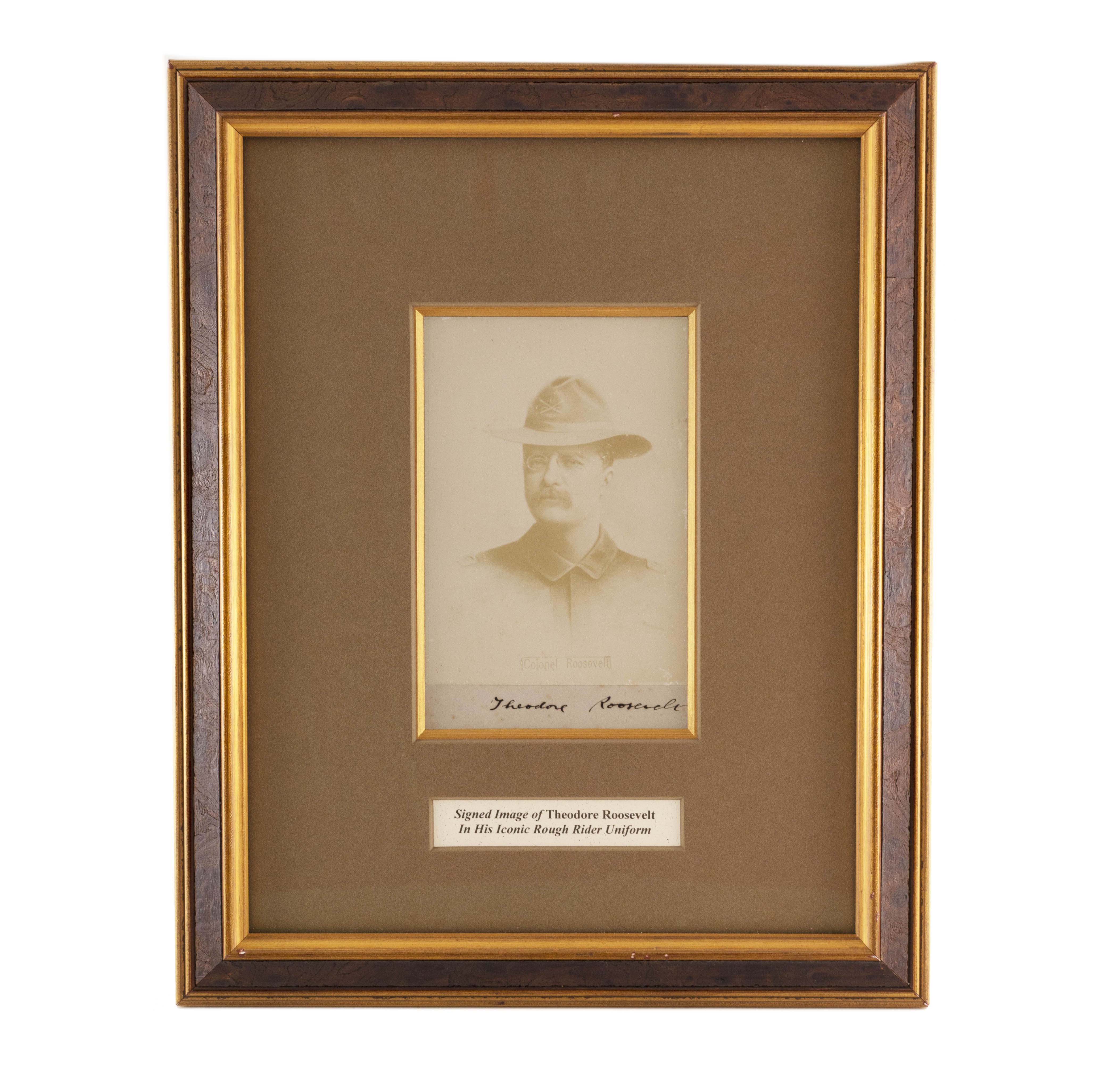 Theodore Roosevelt Photograph and Signature (MIS1333)