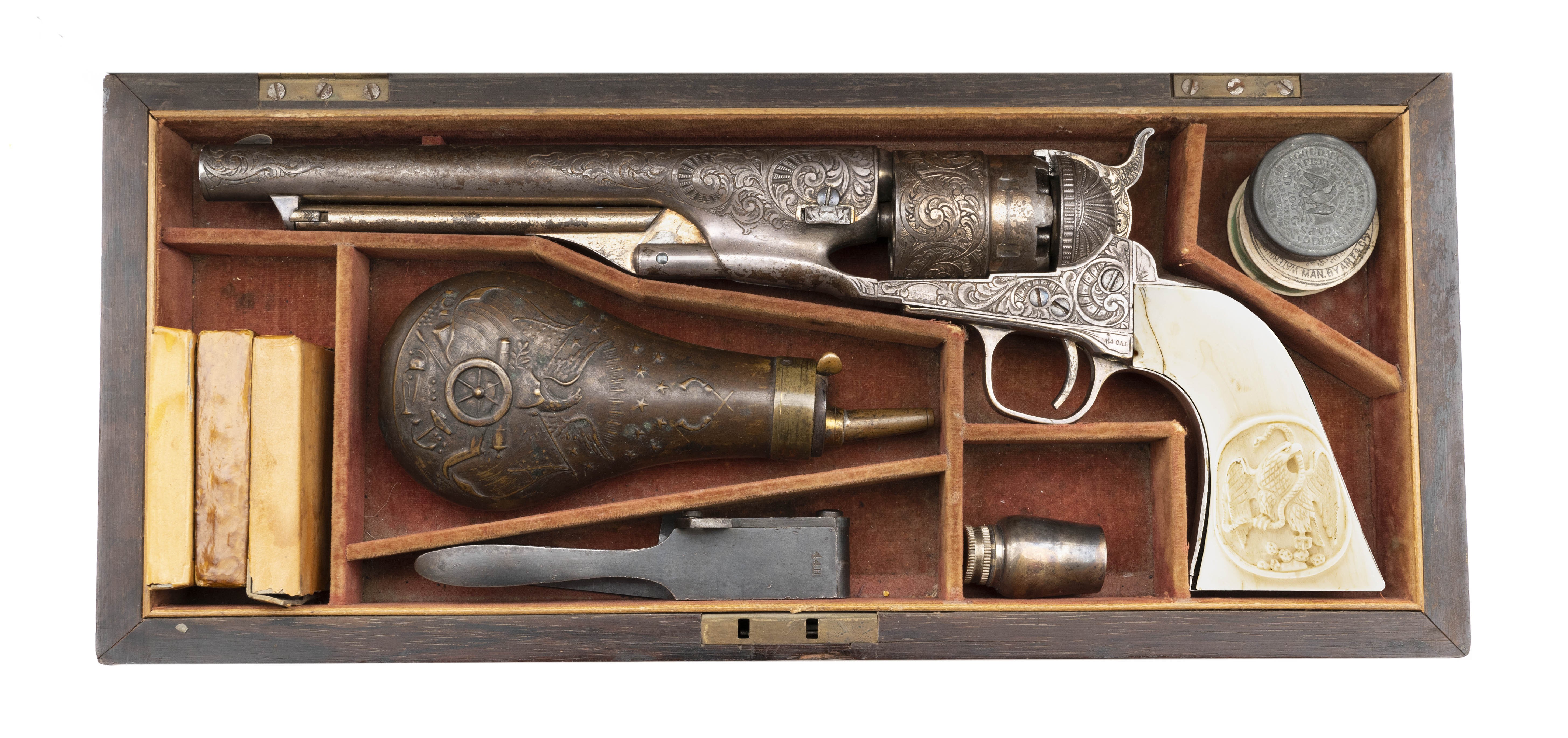 Exceptional Cased New York Engraved Colt 1860 Army (AC217)