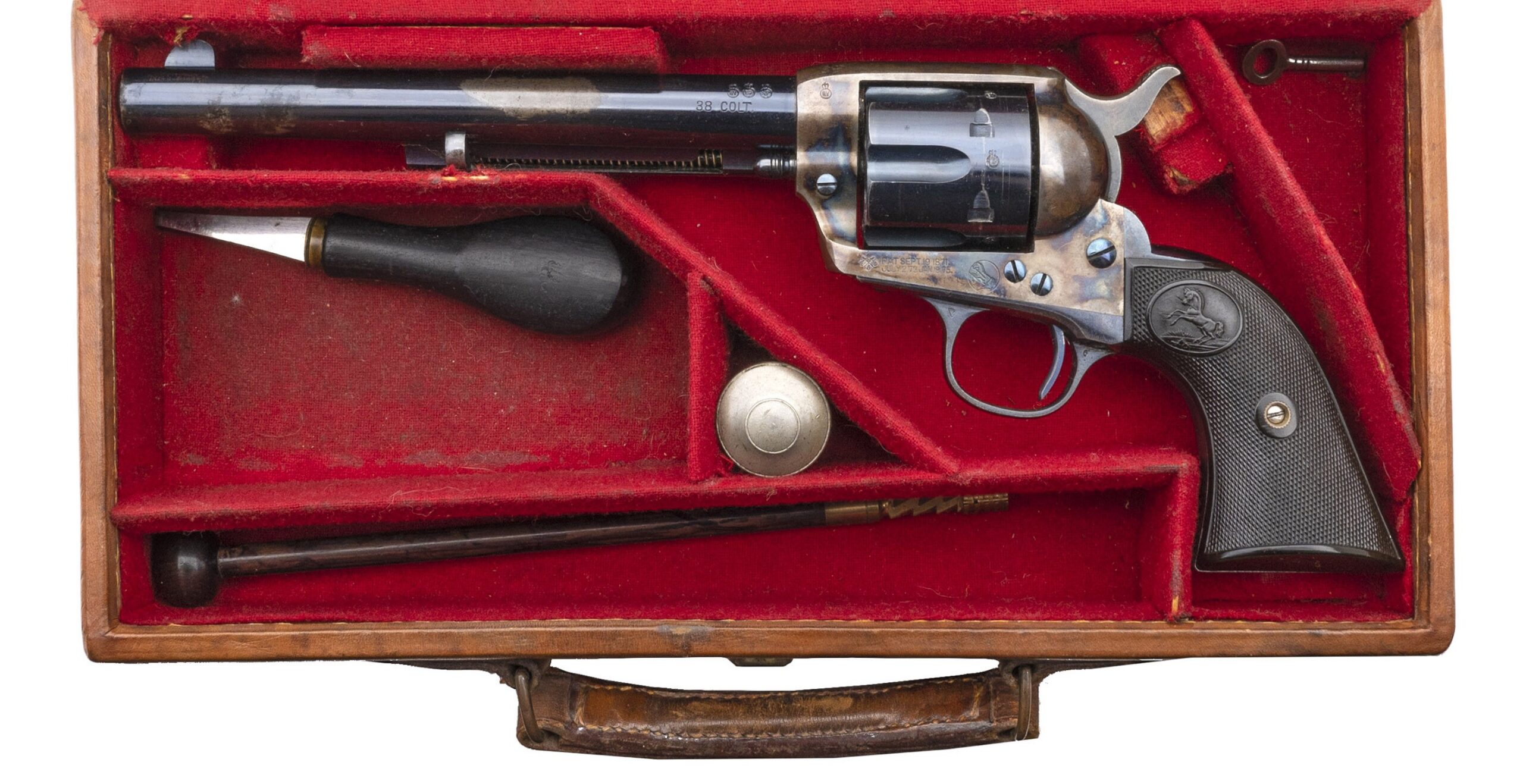 Beautiful Cased Colt Single Action Army Revolver .38 Colt (C16936)