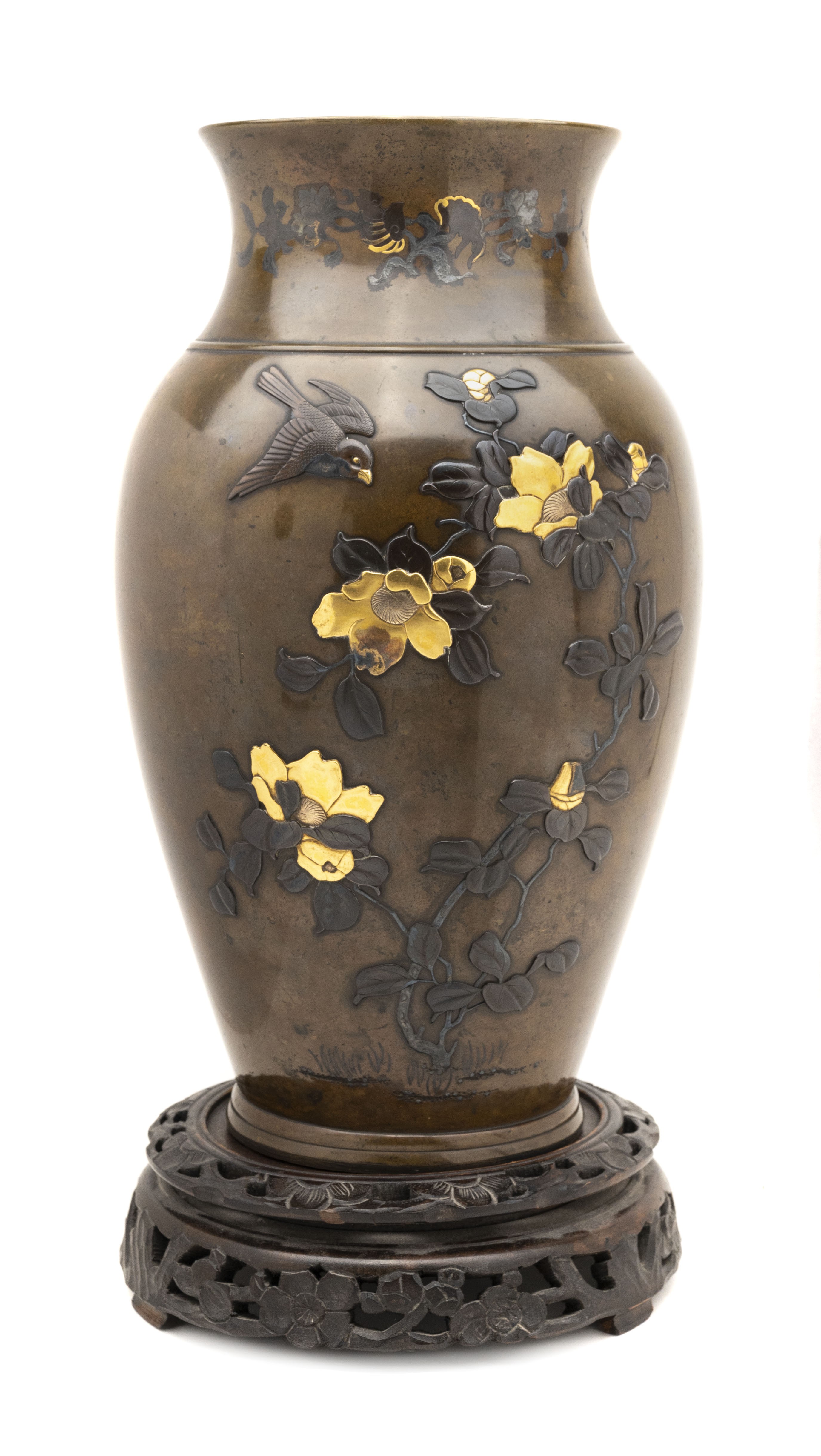 Large Japanese Bronze Vase (MGJ1604)