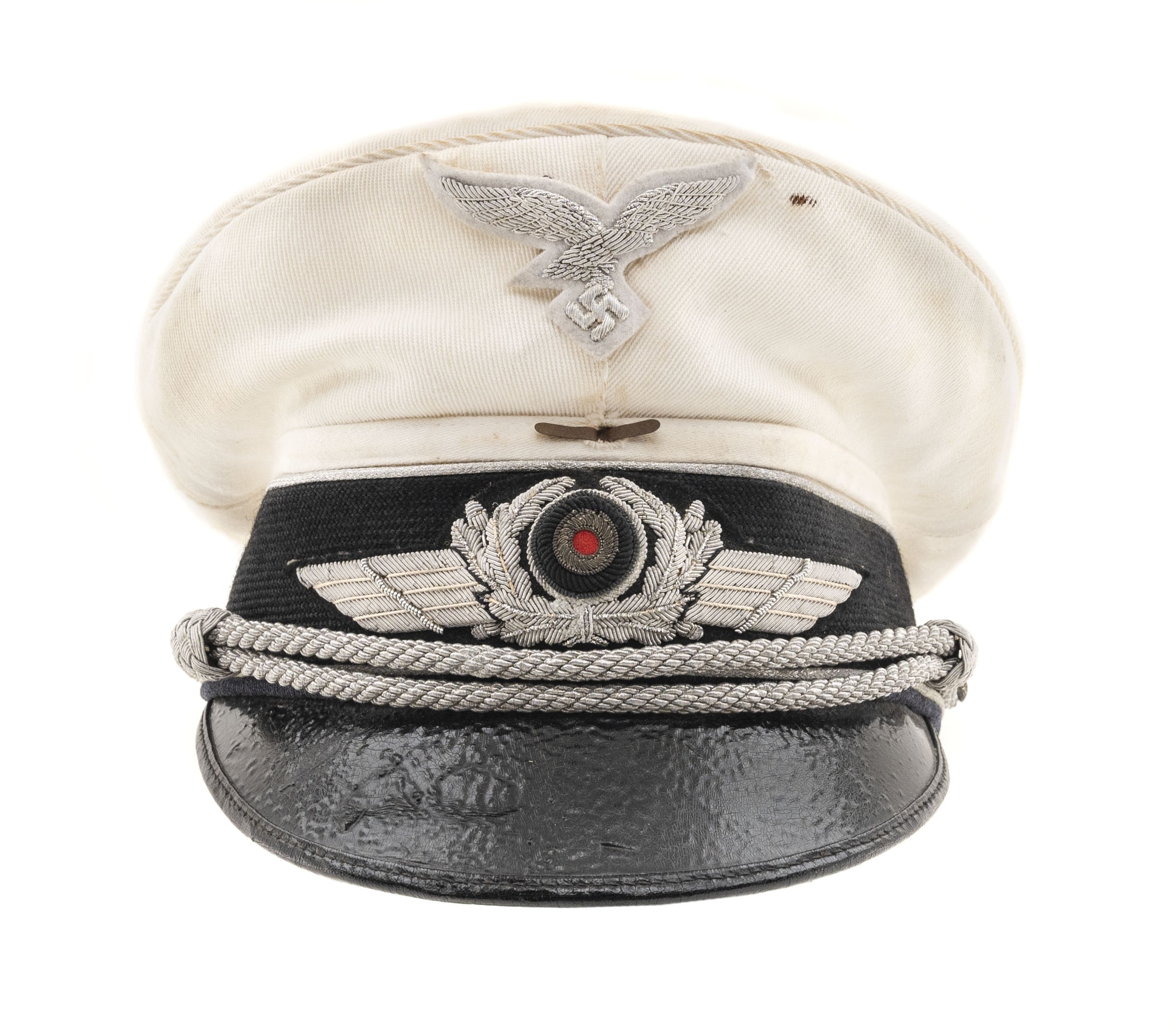 German WWII Luftwaffe Officer’s Visor Cap