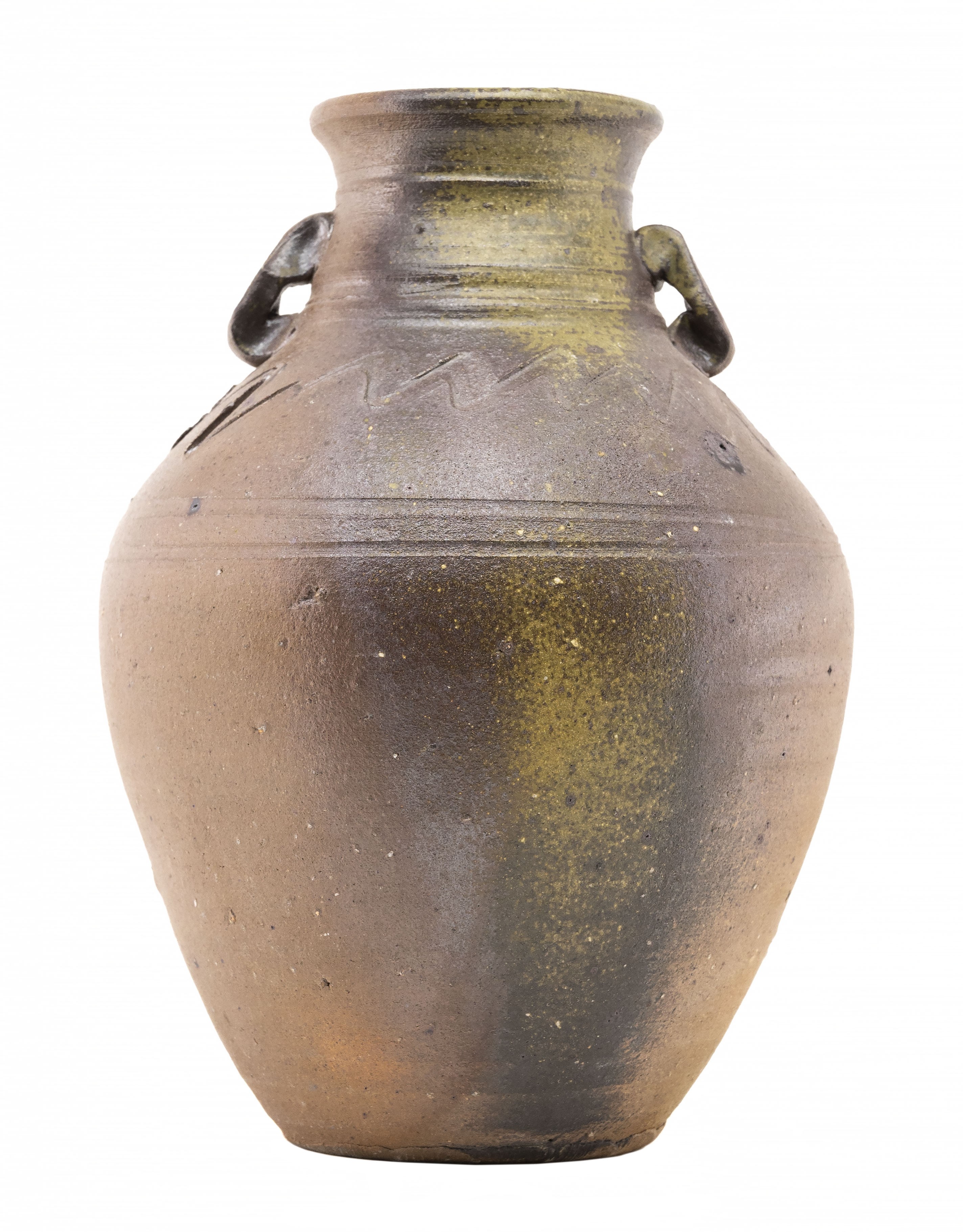 Signed Earth Ware Vase (MIS1453)