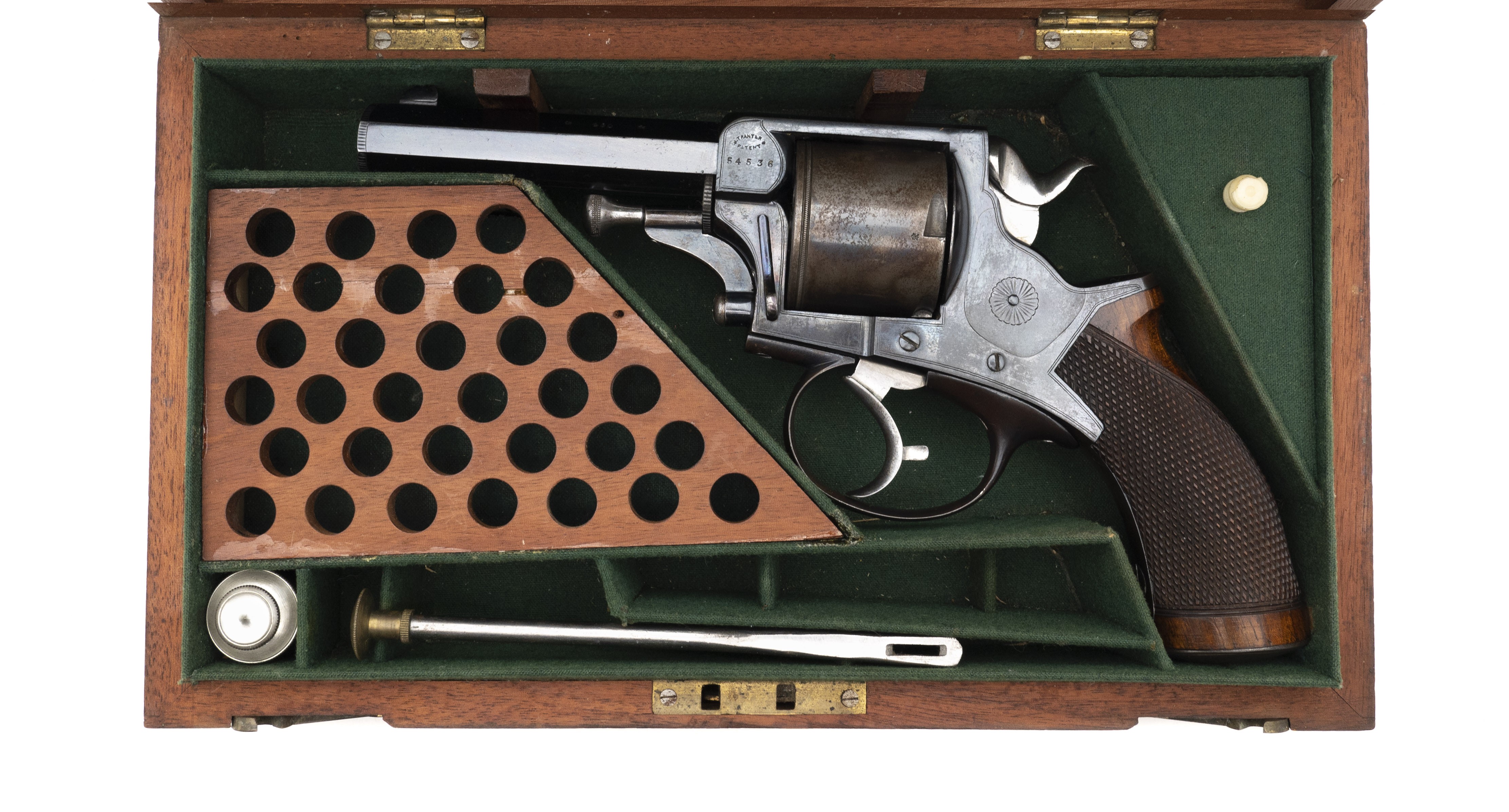 Cased Tranter 1868 Revolver .450 Centerfire (AH6765)