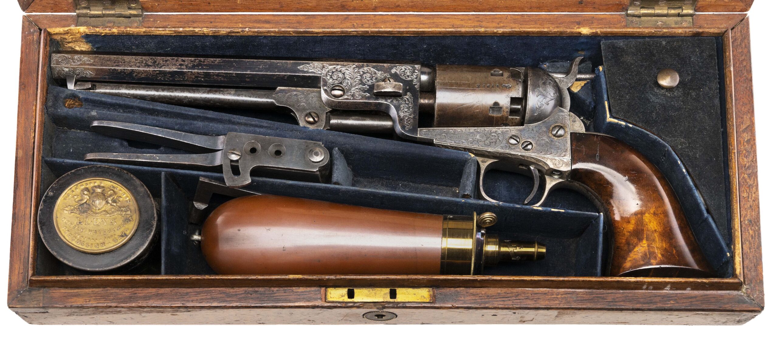 Beautiful Factory Engraved Colt 1851 Navy Revolver