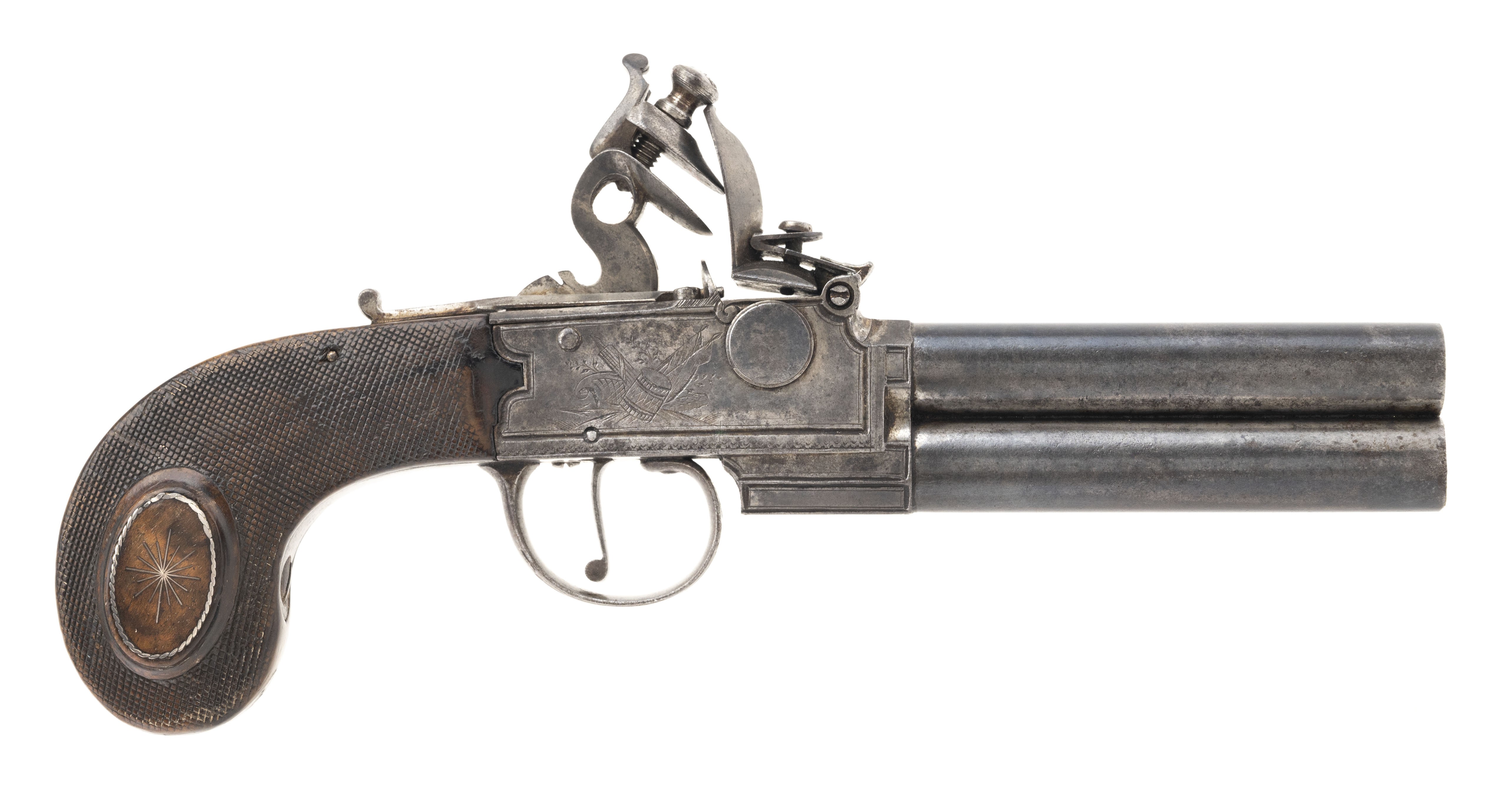 French or Belgian Over/Under Flintlock (AH3317)