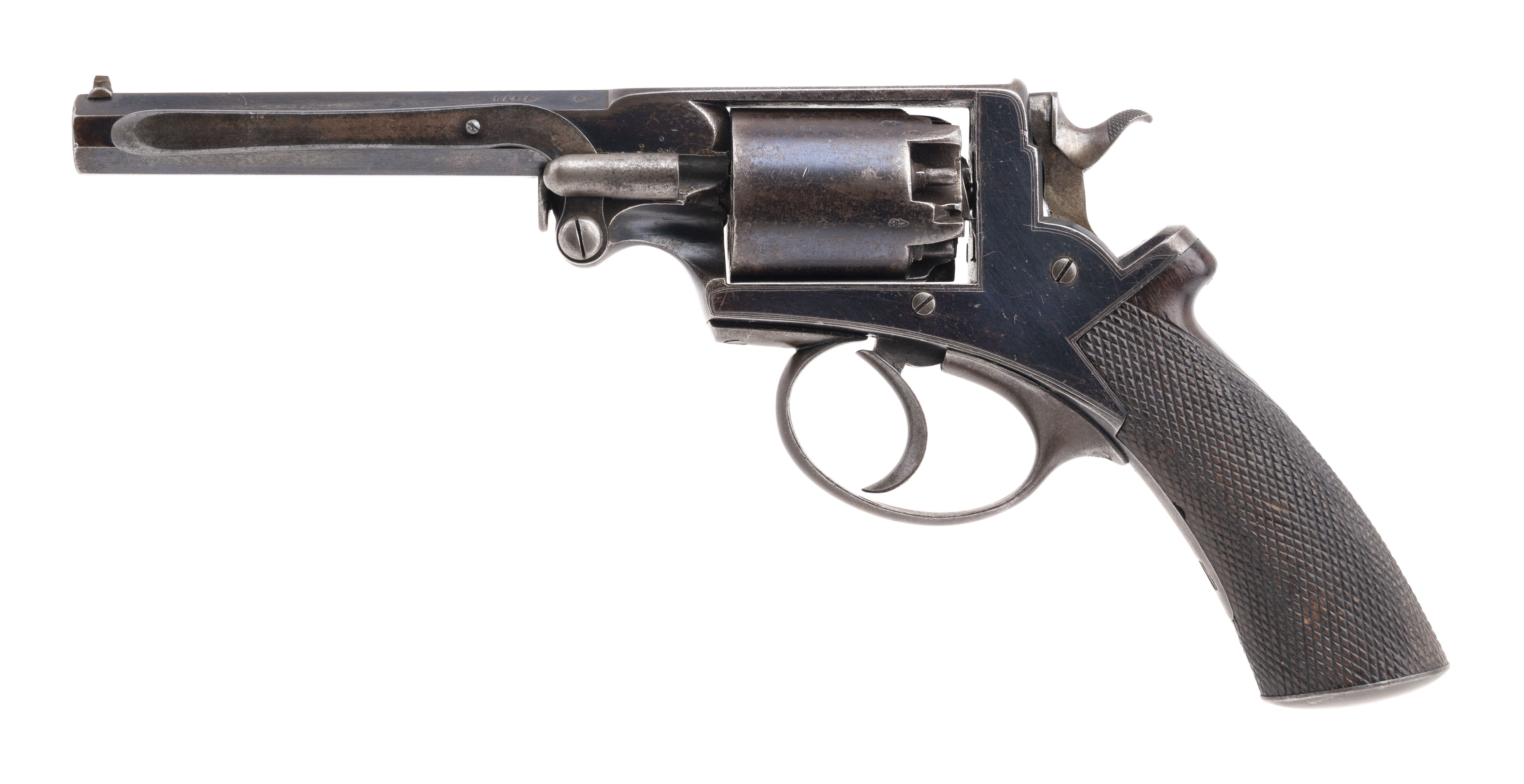 English Adams Patent .45 Caliber 5-Shot Revolver (AH4888)