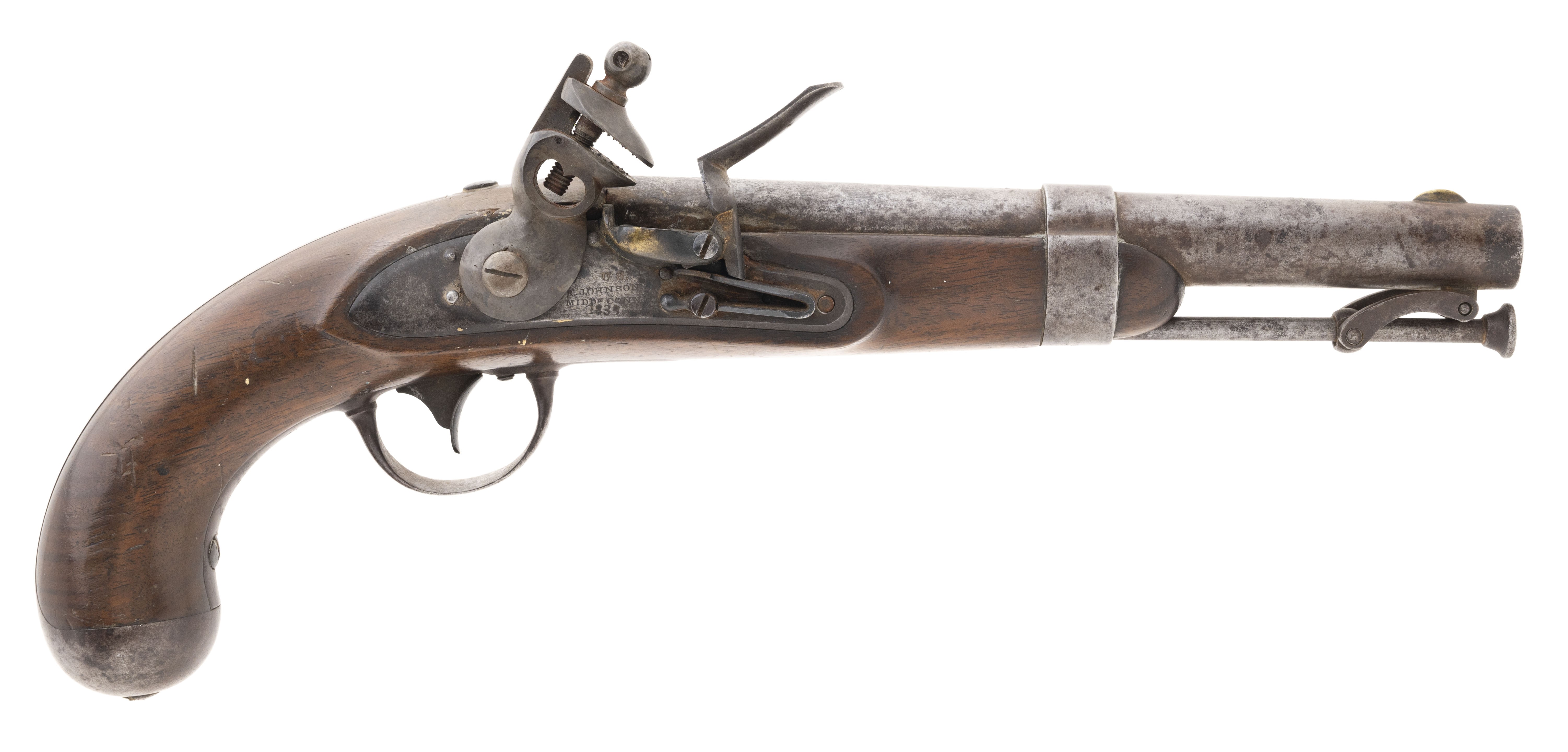 U.S. Model 1836 Flintlock pistol (AH6665)