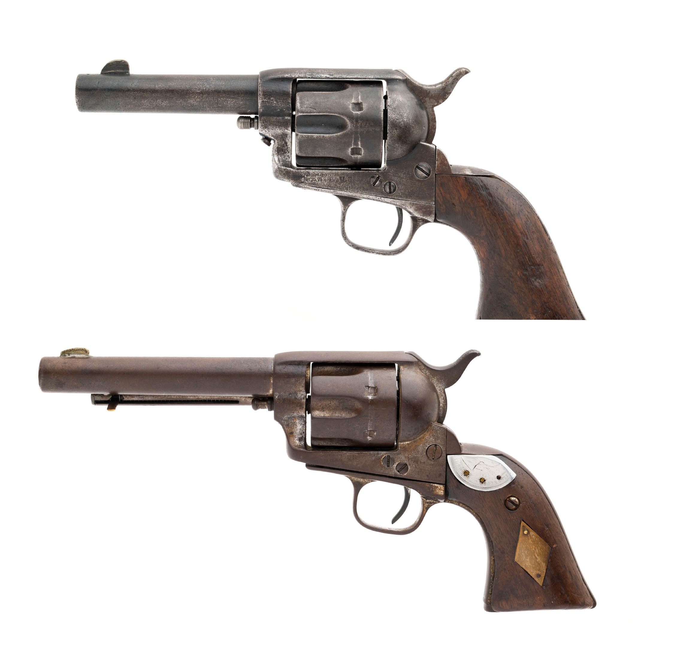 Pair of Colt Single Action Armies Custer Range Ainsworth Inspected (AC509)