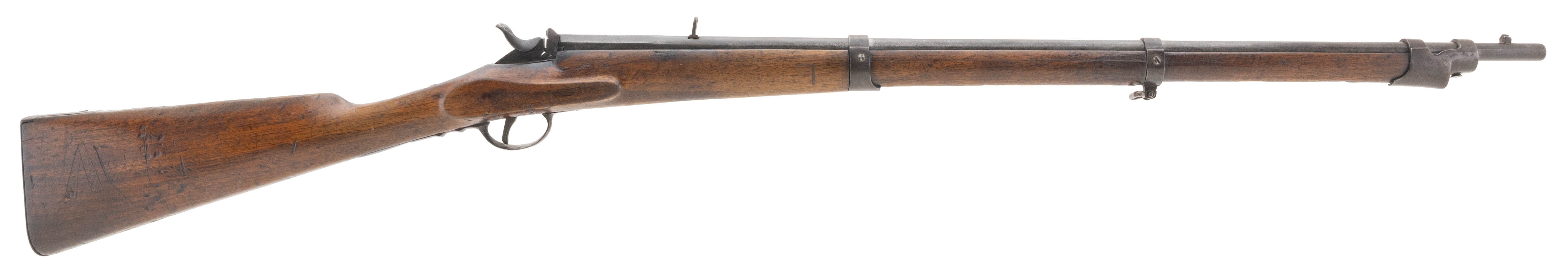 Belgian Three Band Flobert Musket Rifle (AL5884)