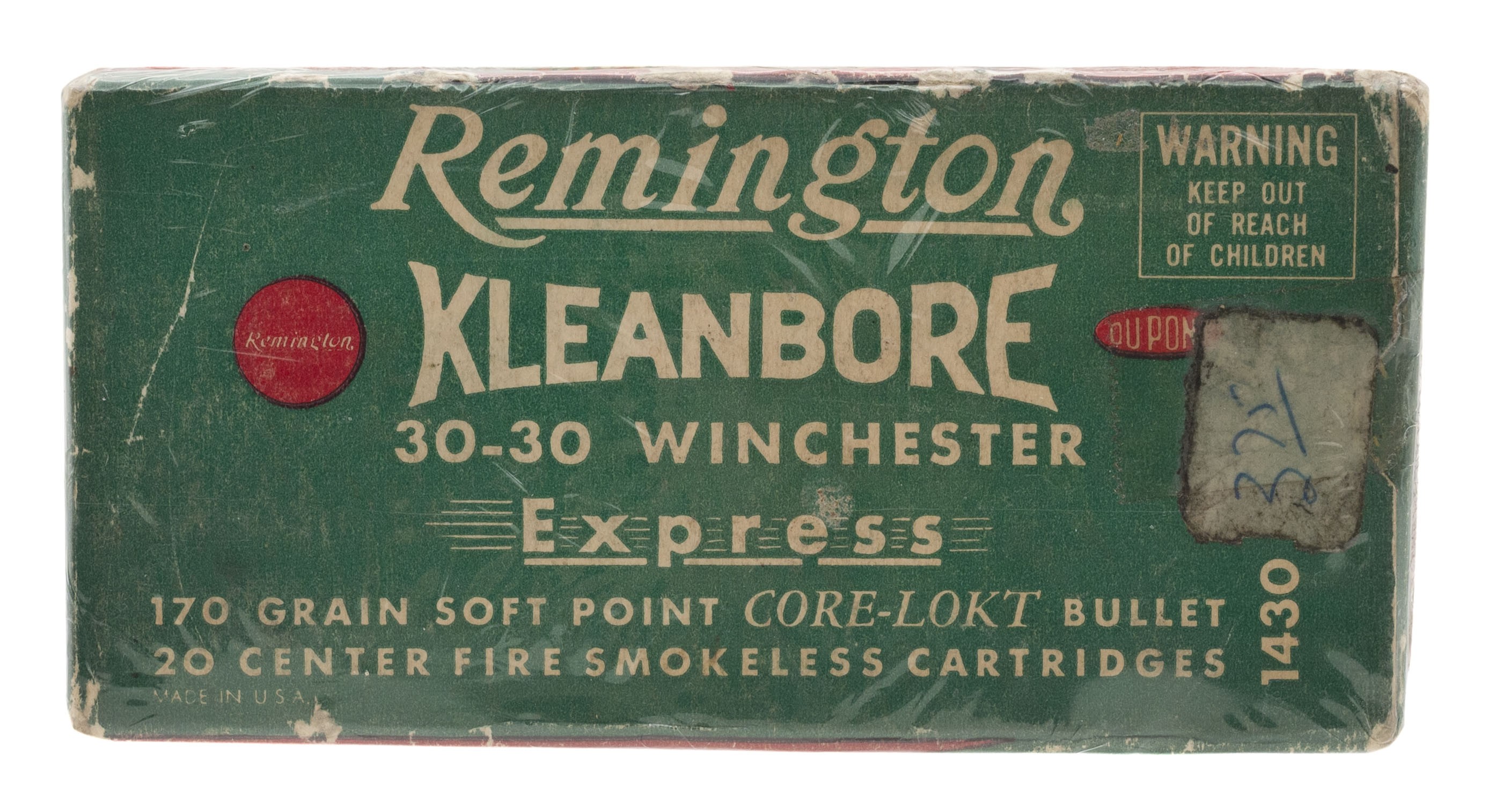 30-30 Win. Remington Full Box Ammo (AM450)