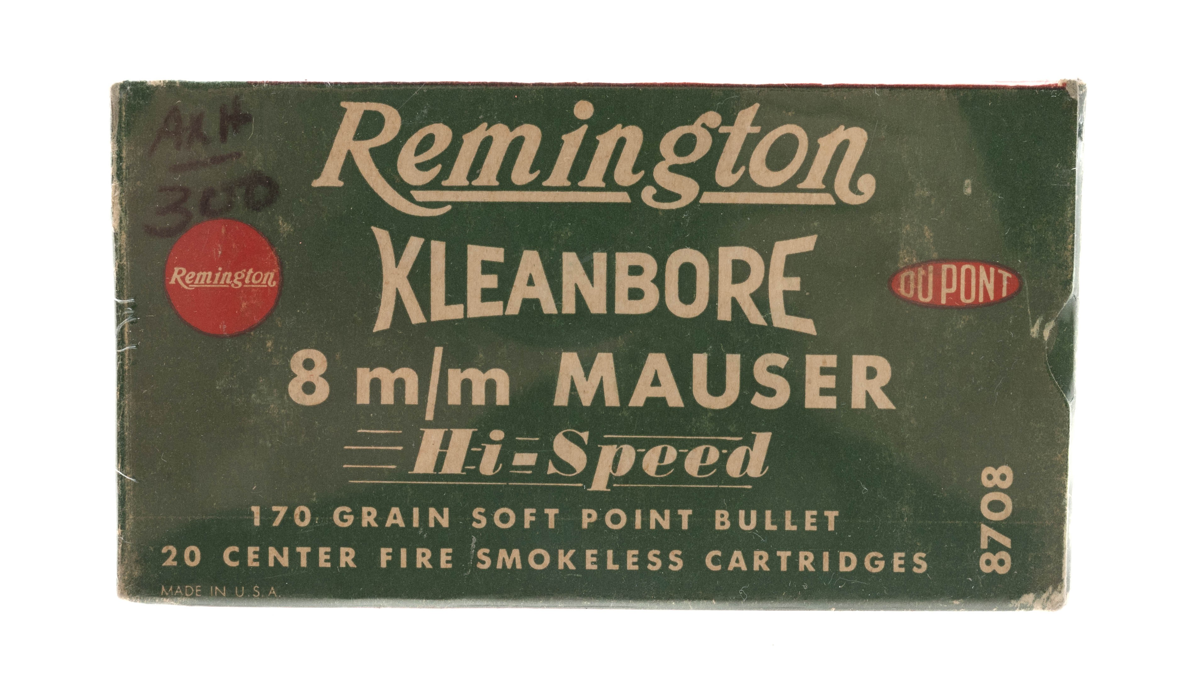 8mm Mauser Kleanbore Hi-Speed Vintage Ammo