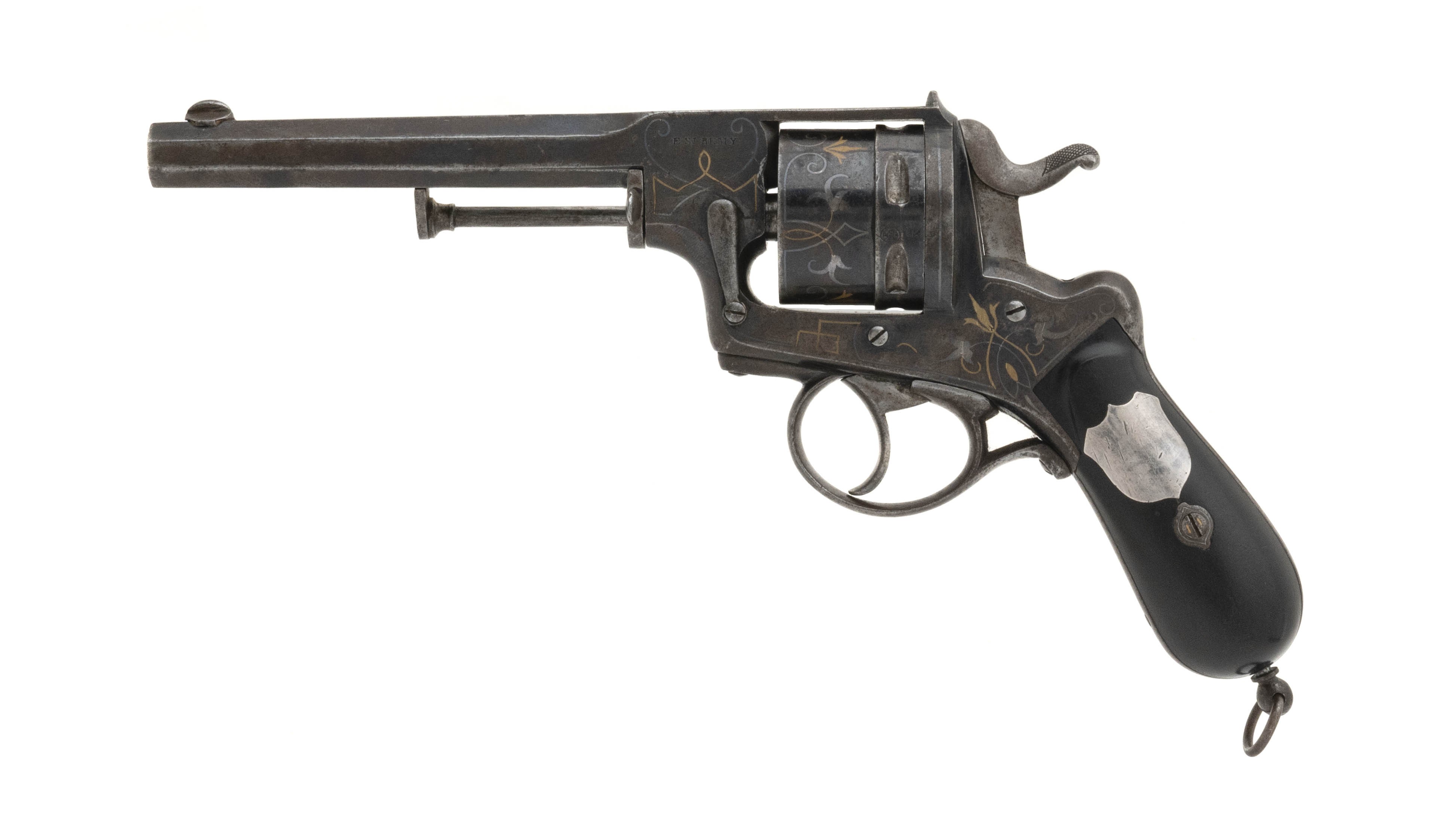 French Tranter Style Revolver Marked St Remy (AH8106)