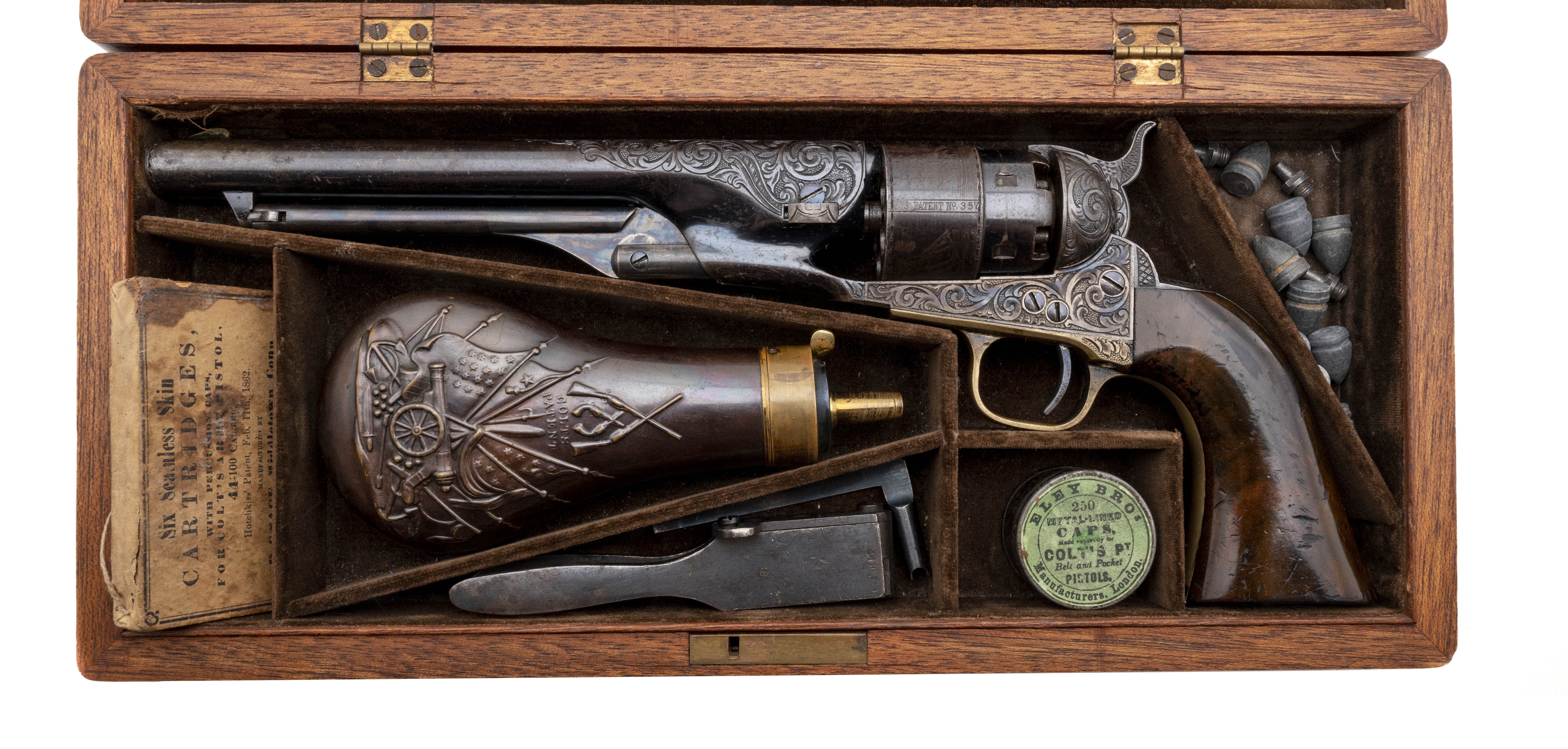 Cased Factory Engraved Colt 1860 Army (AC524)