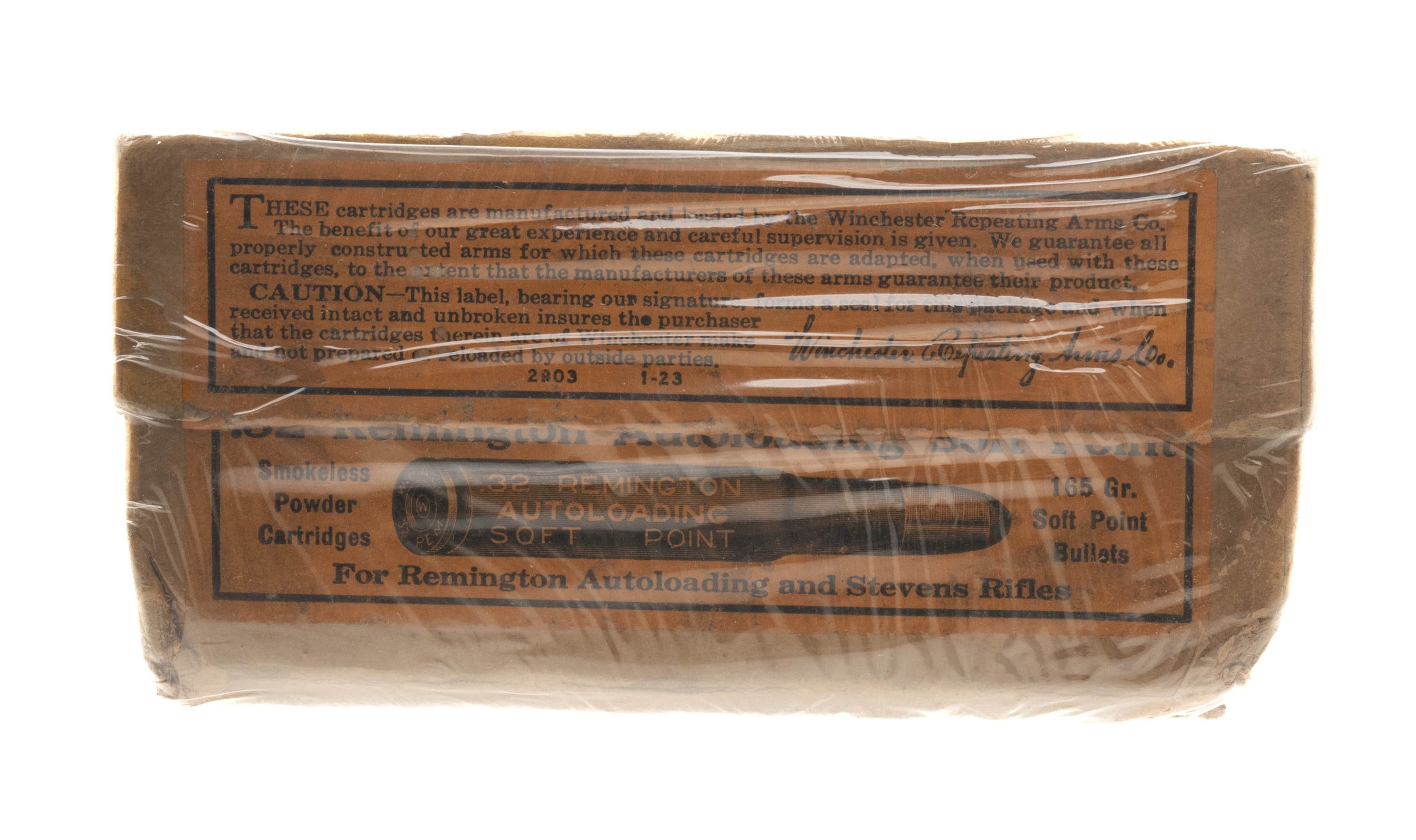 .32 Remington Autoloading Soft Point Vintage Ammo