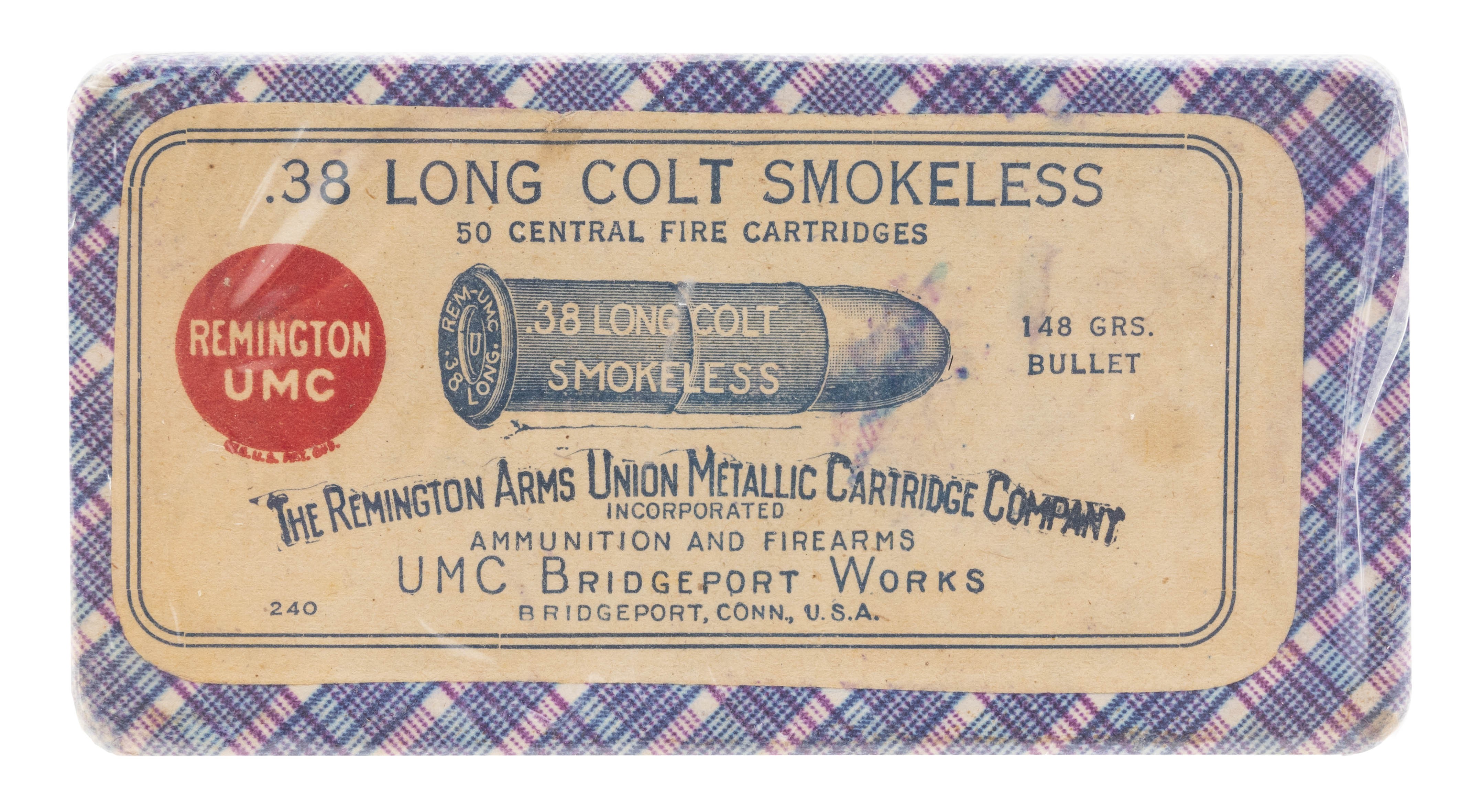 .38 Long Colt Smokeless CF Cartridges