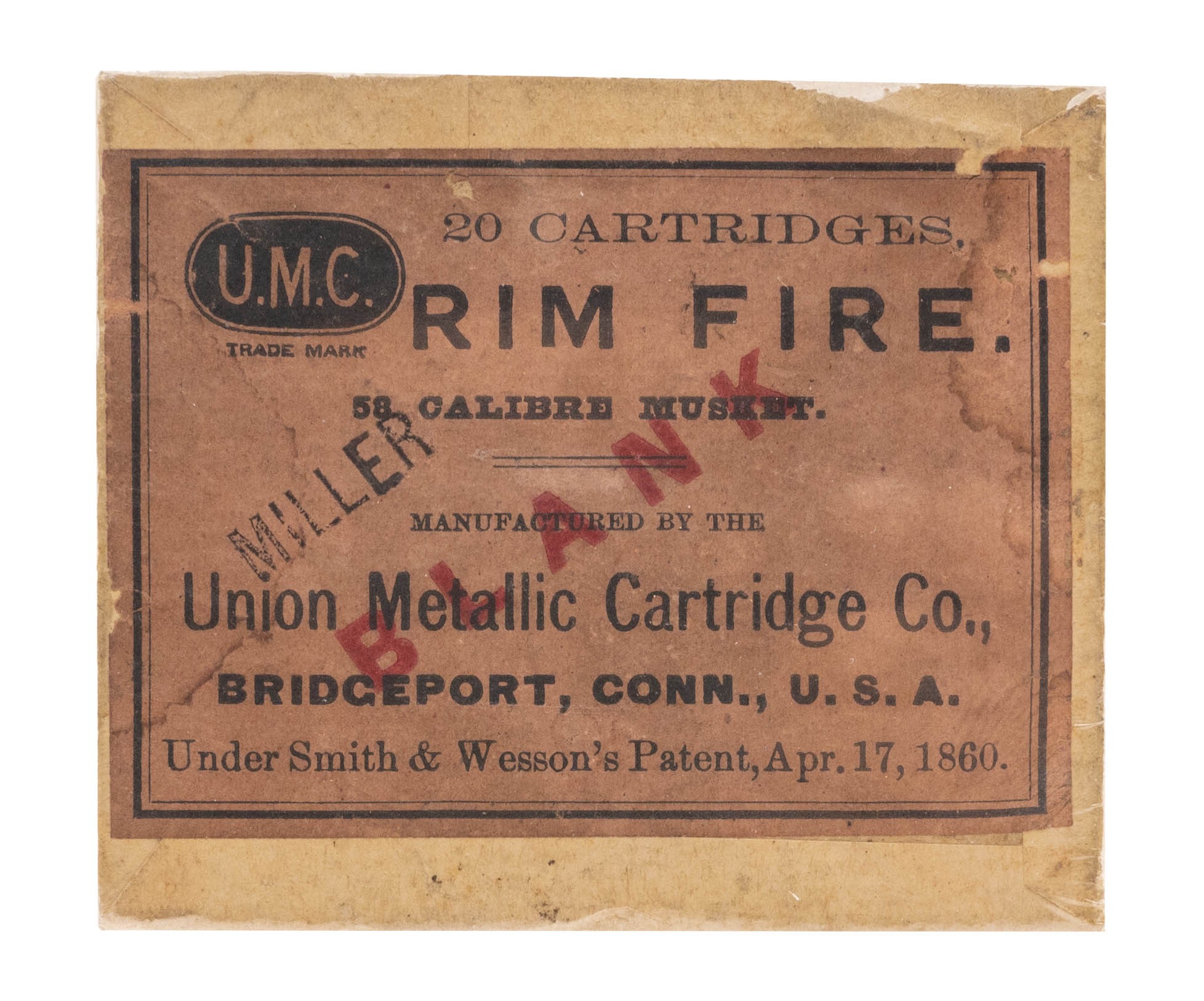 58 Caliber Musket Rim Fire BLANKS