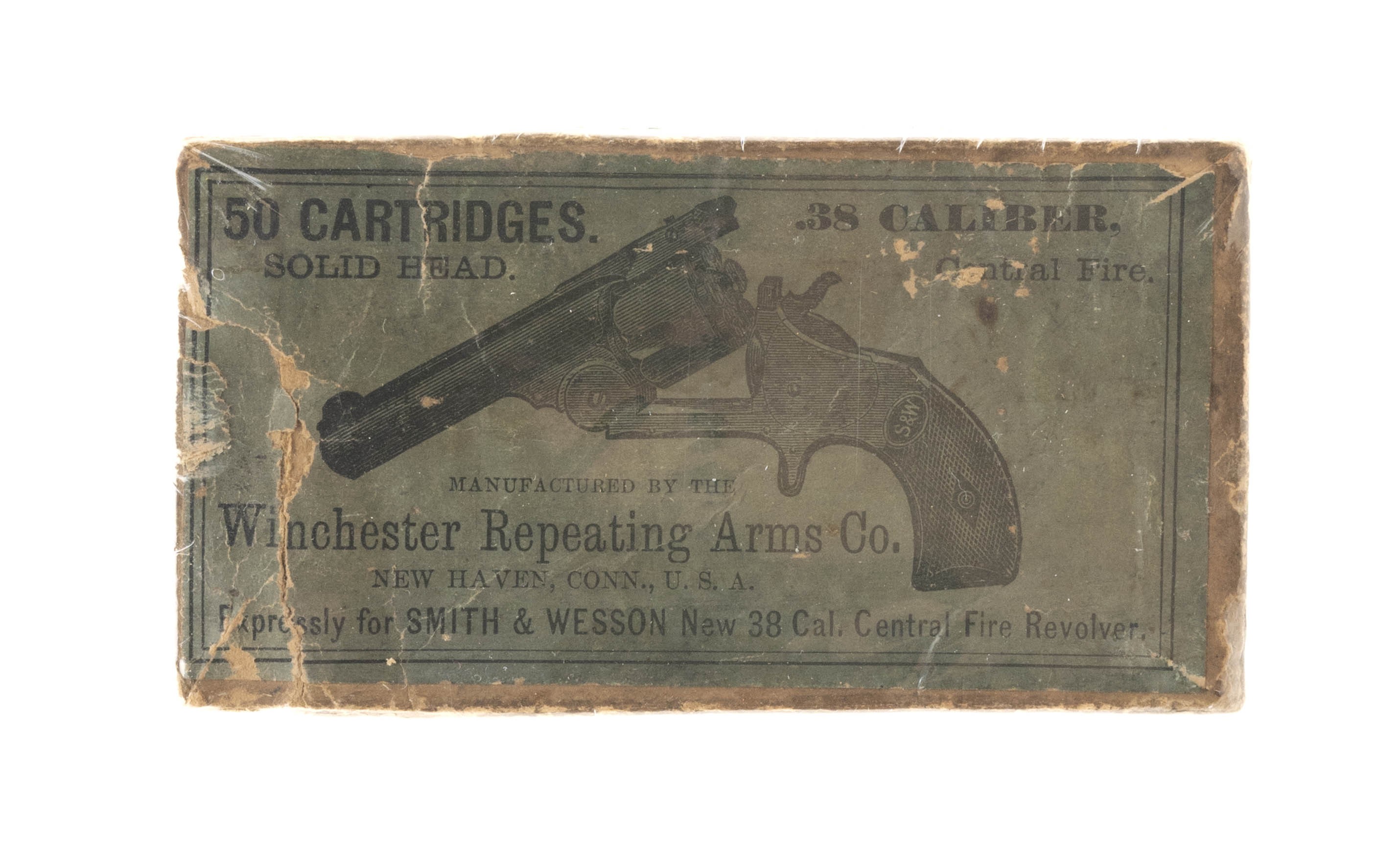 .38 Caliber CF For S&W Revolver Box Only