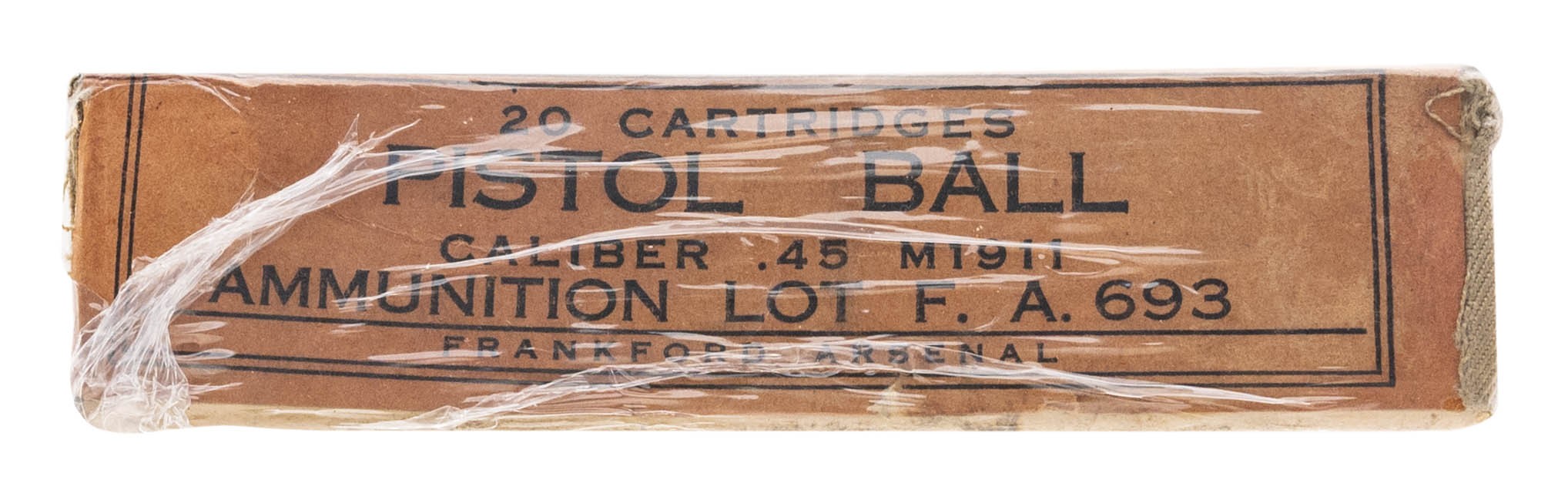.45 Caliber M1911 Pistol Ball 20rds