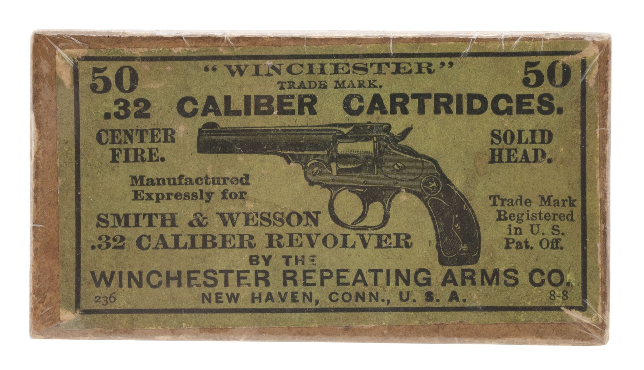 .32 S&W Caliber CF Revolver Partial Box (AM754) - Collectors Firearms