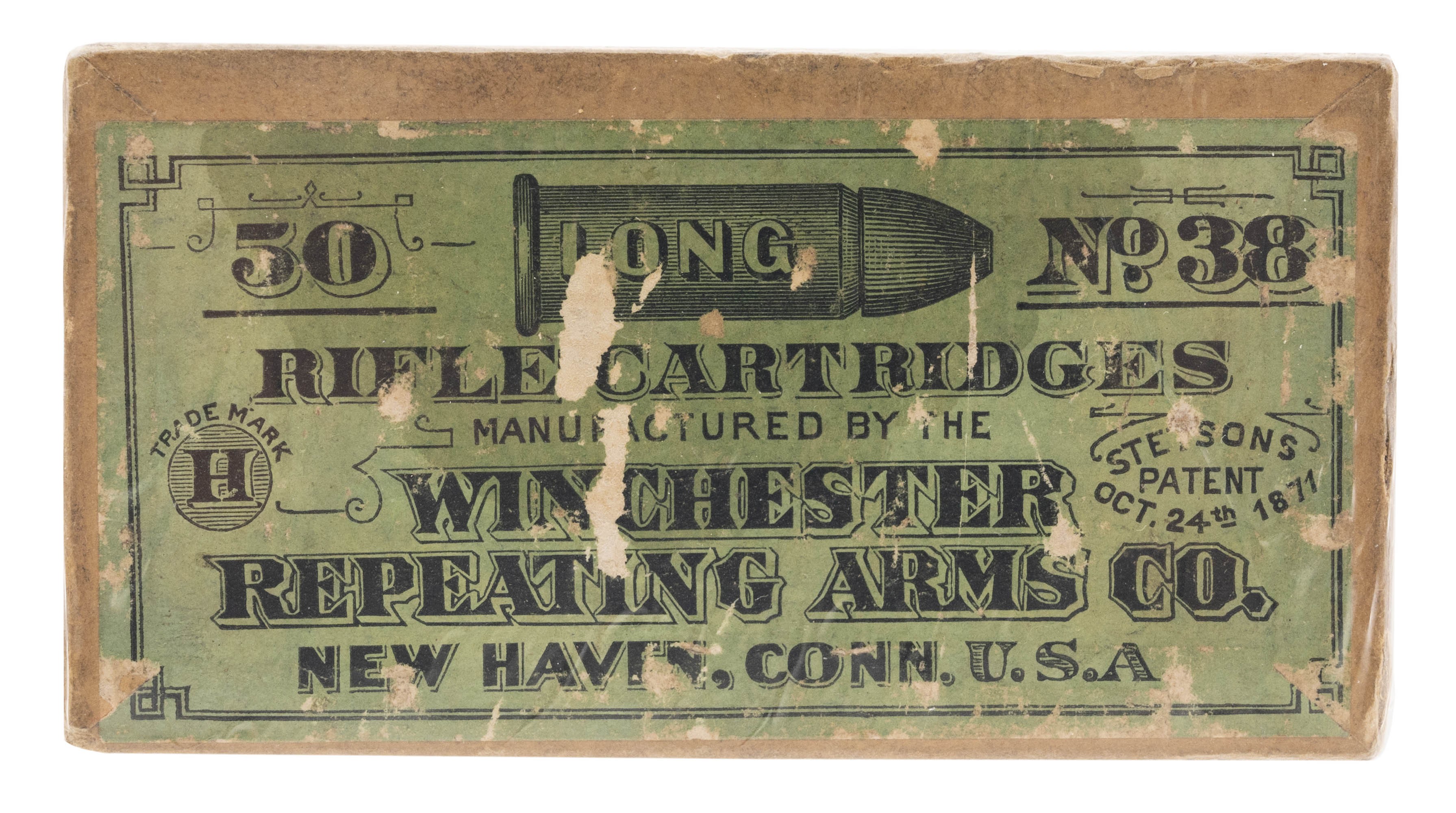 .38 Long R.F. Winchester Rifle Cartridges
