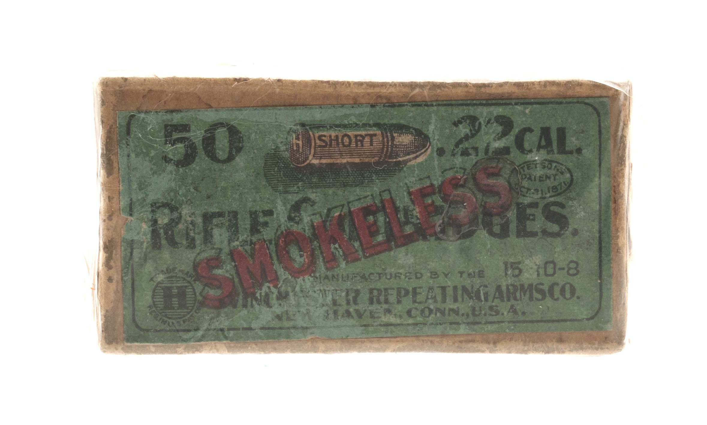 .22 Short Winchester Empty Box