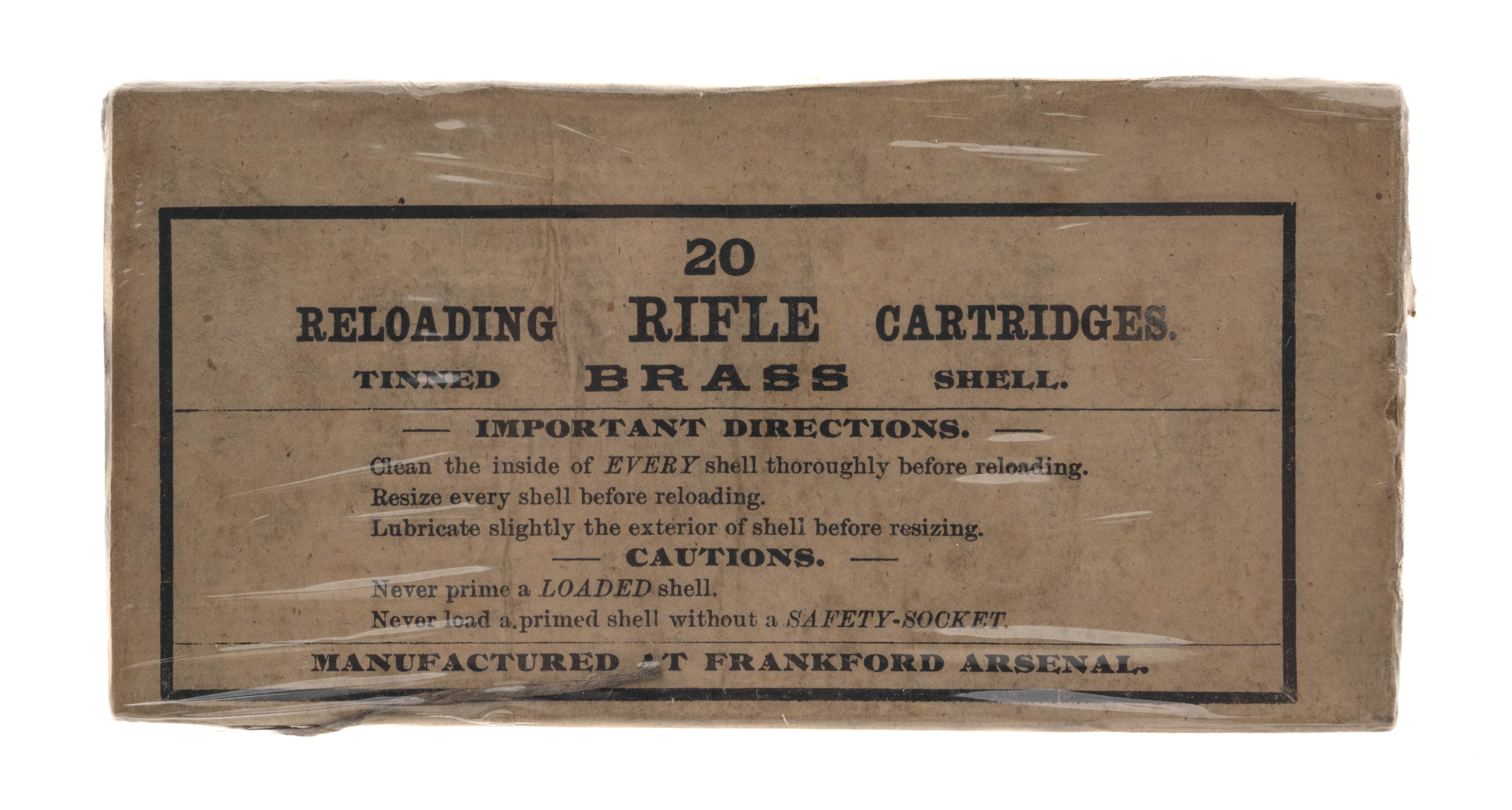 45-70 Rifle Cartridges From Frankford Arsenal