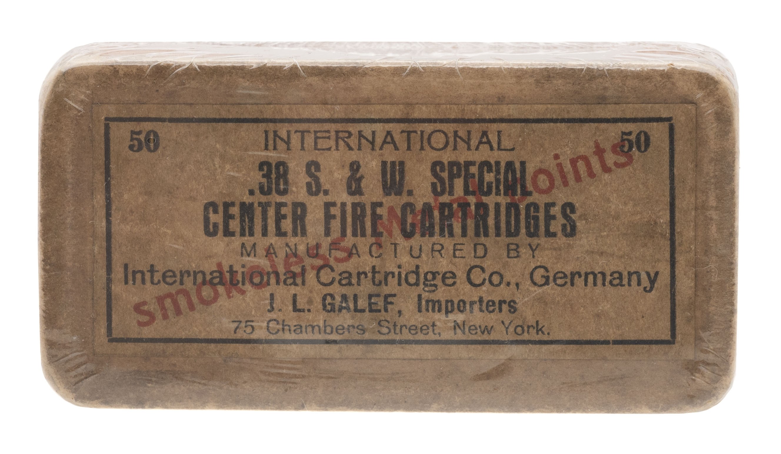 .38 S&W Special CF Cartridges By International